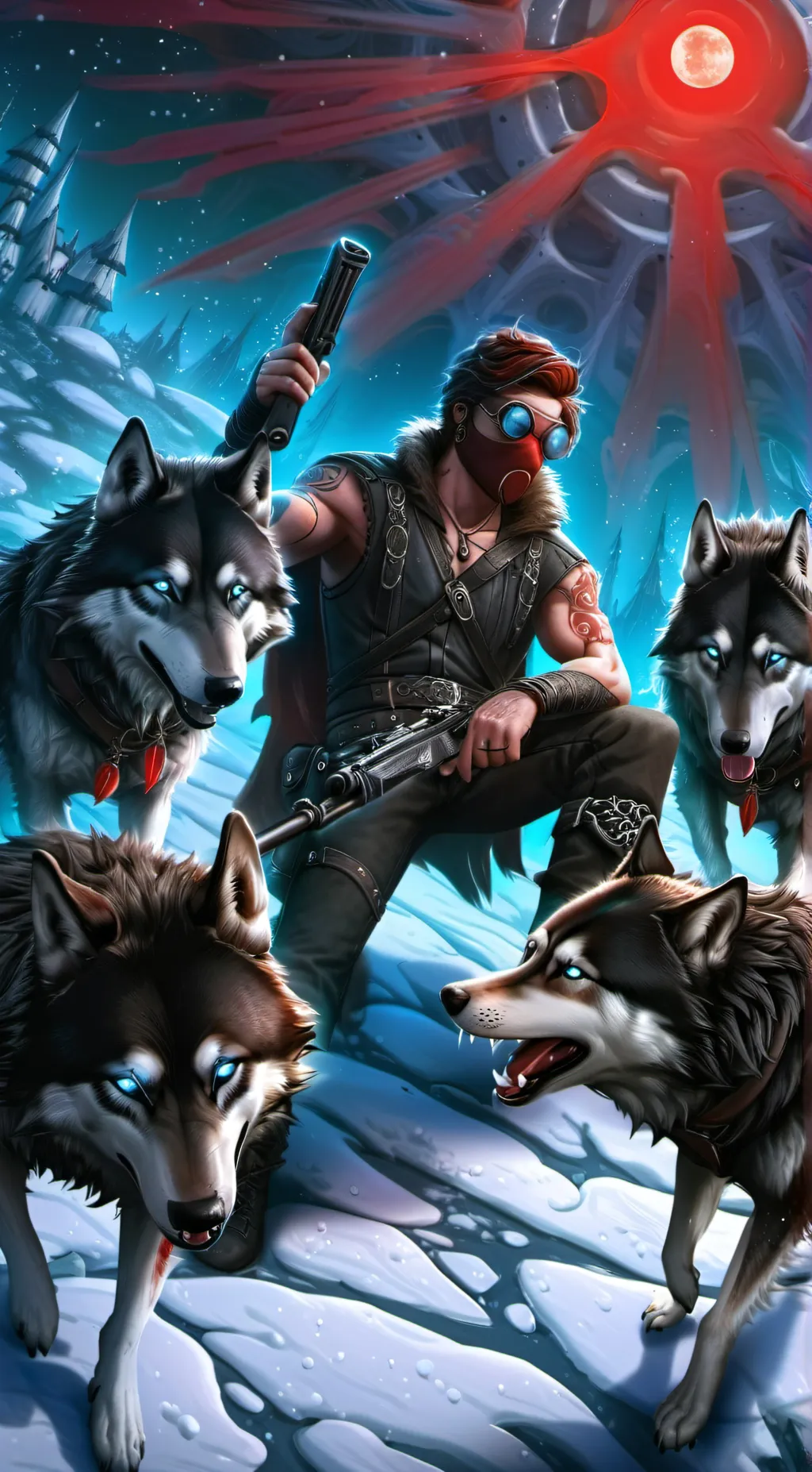 ai character: The Wolf King background