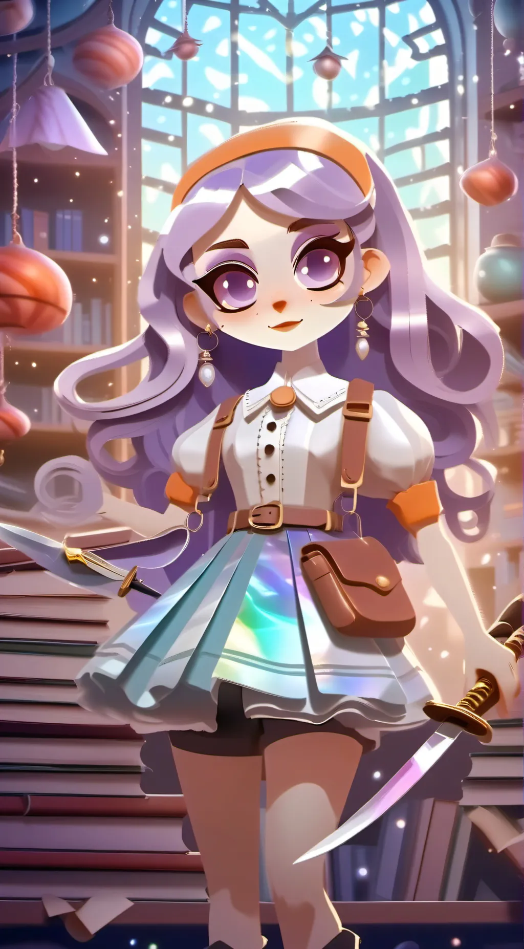 ai character: very cute background