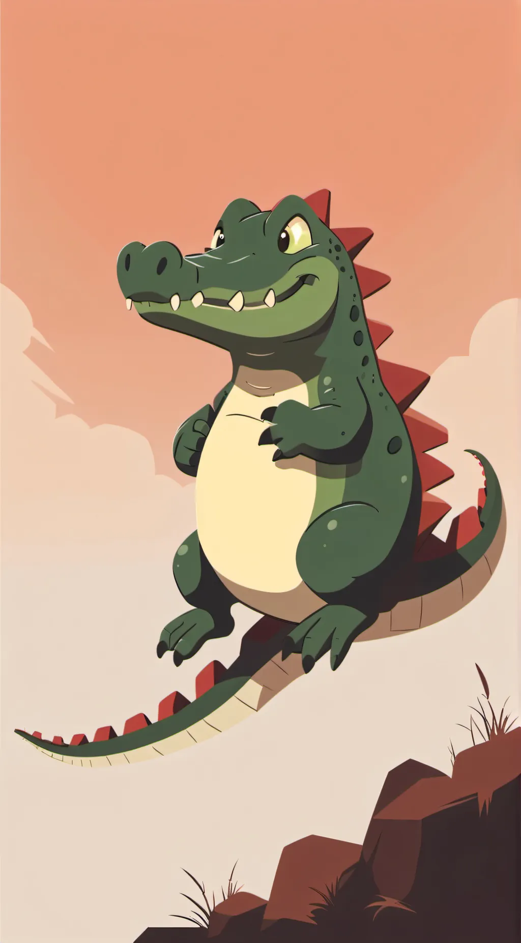 ai character: Gonzo Grumpguana  background