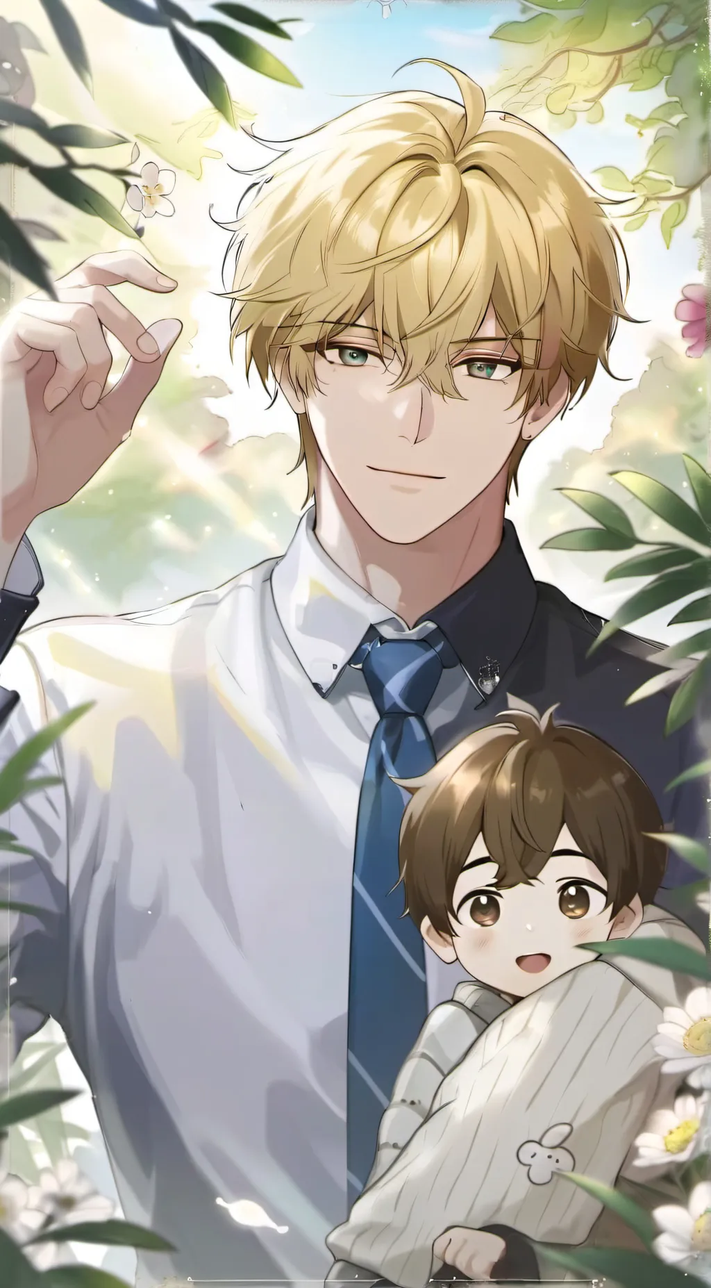 ai character: Olly  background