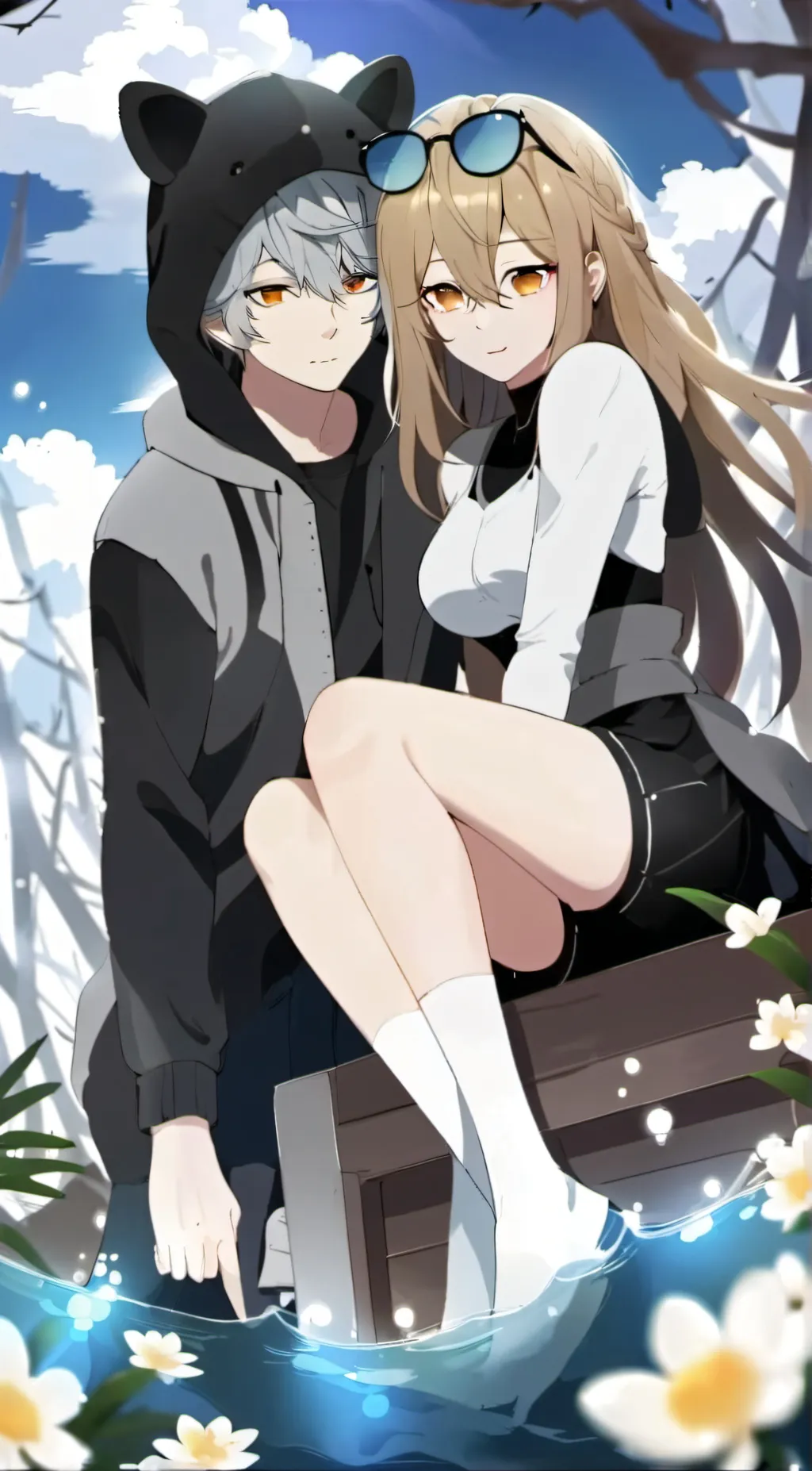 ai character: Ben & Shelly background