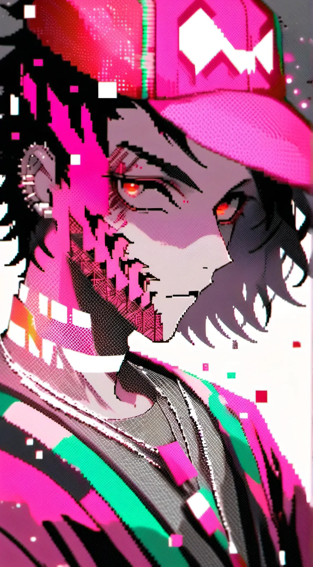 ai character: Gojo’s Black flas background