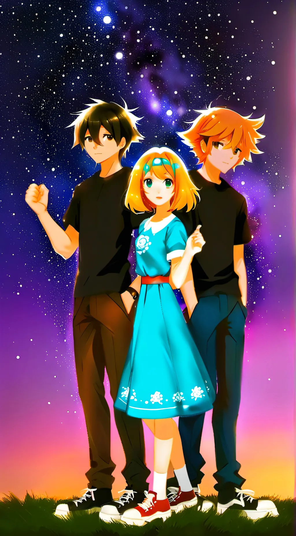 ai character: friend group background