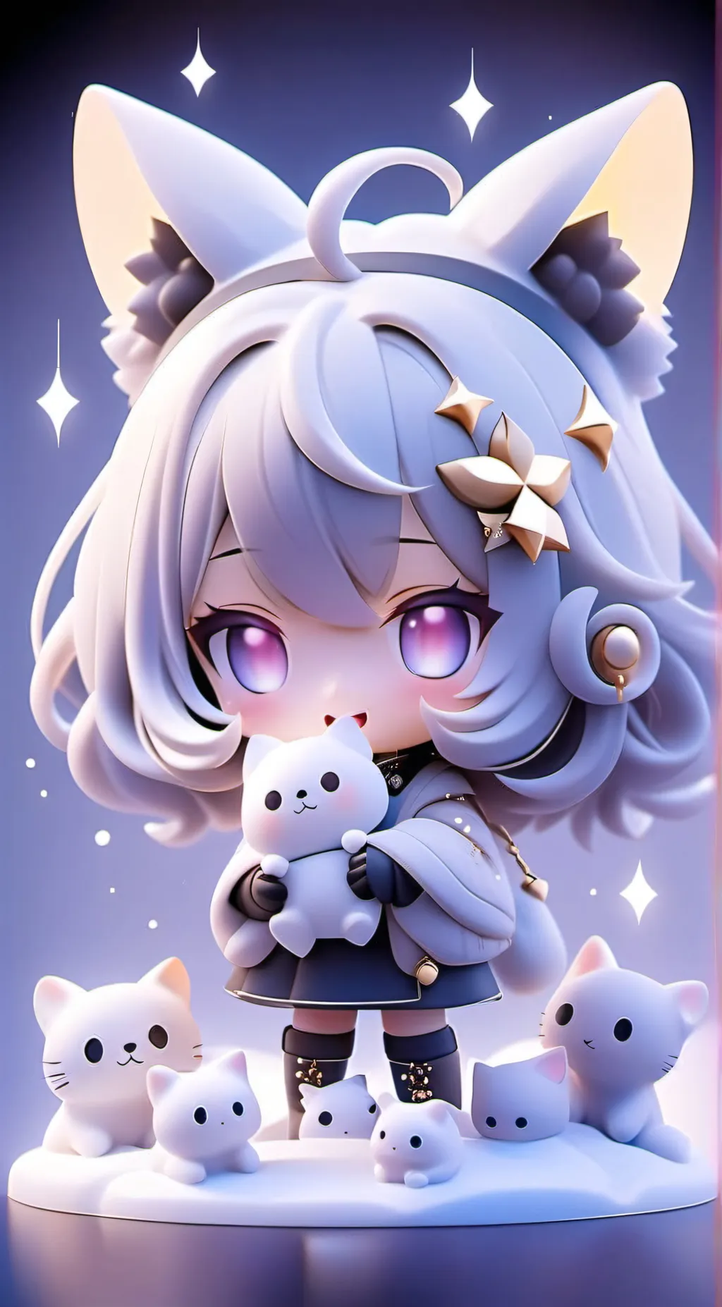 ai character: Bean!! background