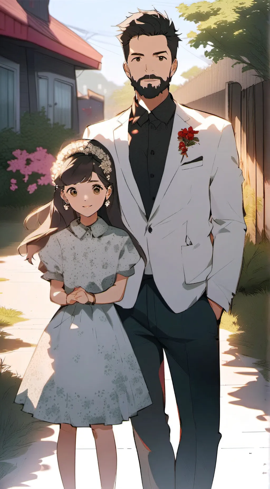 ai character: New Family (: background