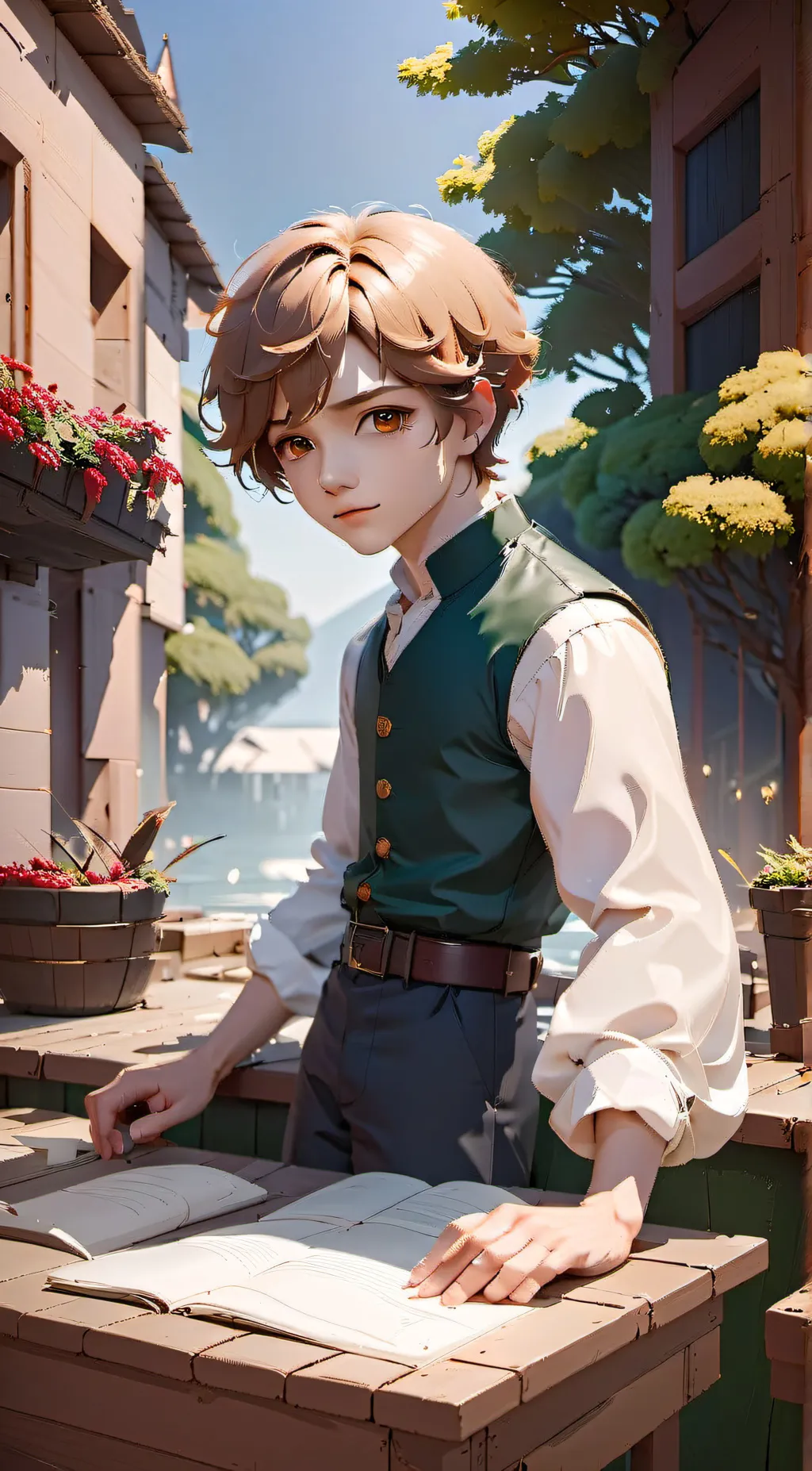 ai character: Oliver Trandoler background