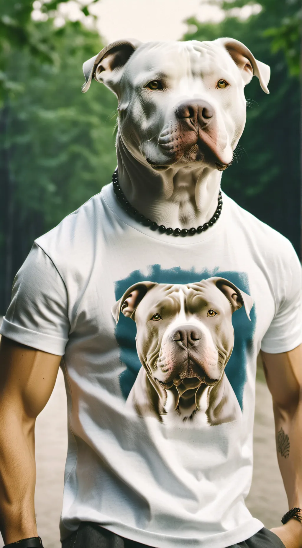 ai character: Tyrone (pitbull) background