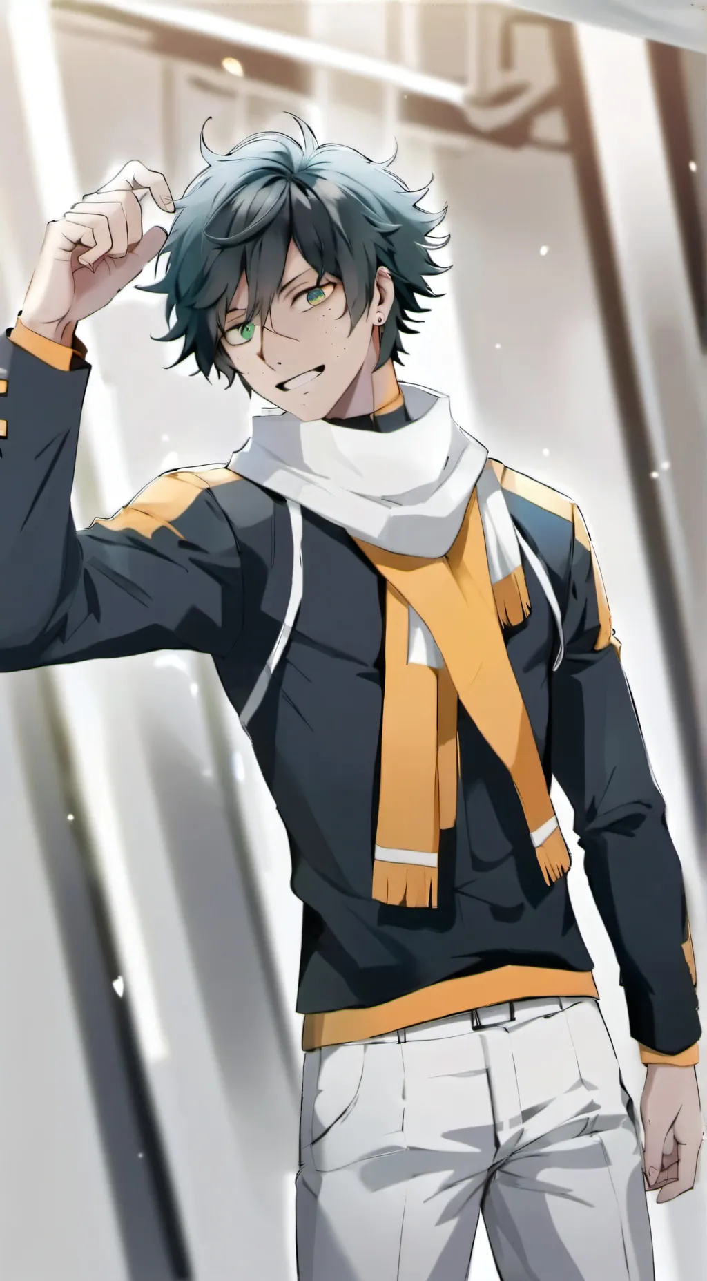 ai character: izuku midoriya background