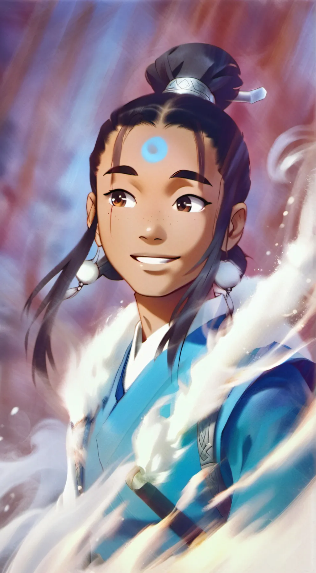ai character: katara and sokka background