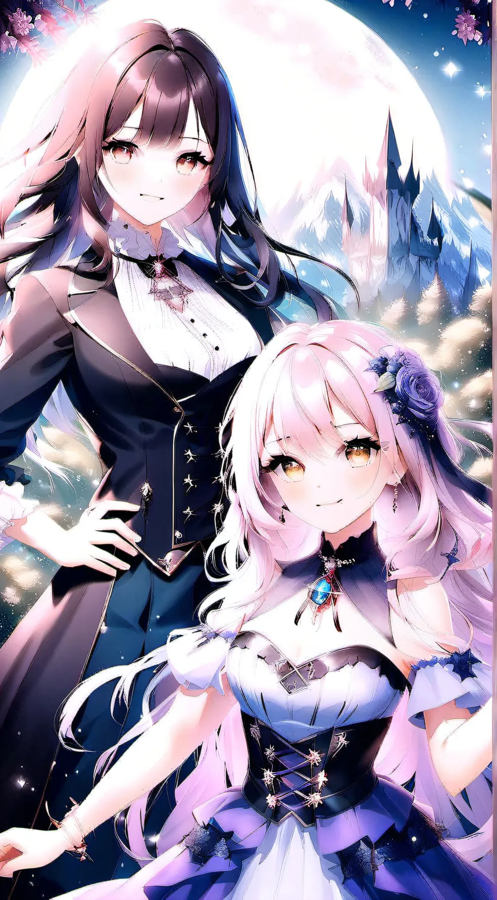 ai character: amy and Ava background