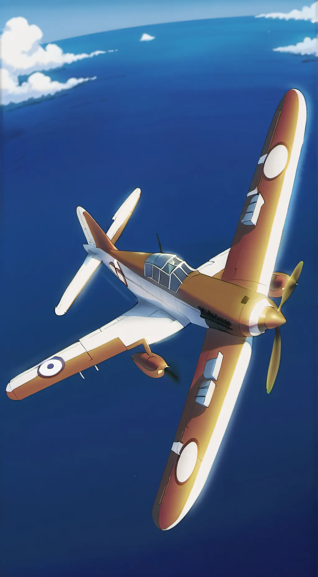 ai character: Plane background
