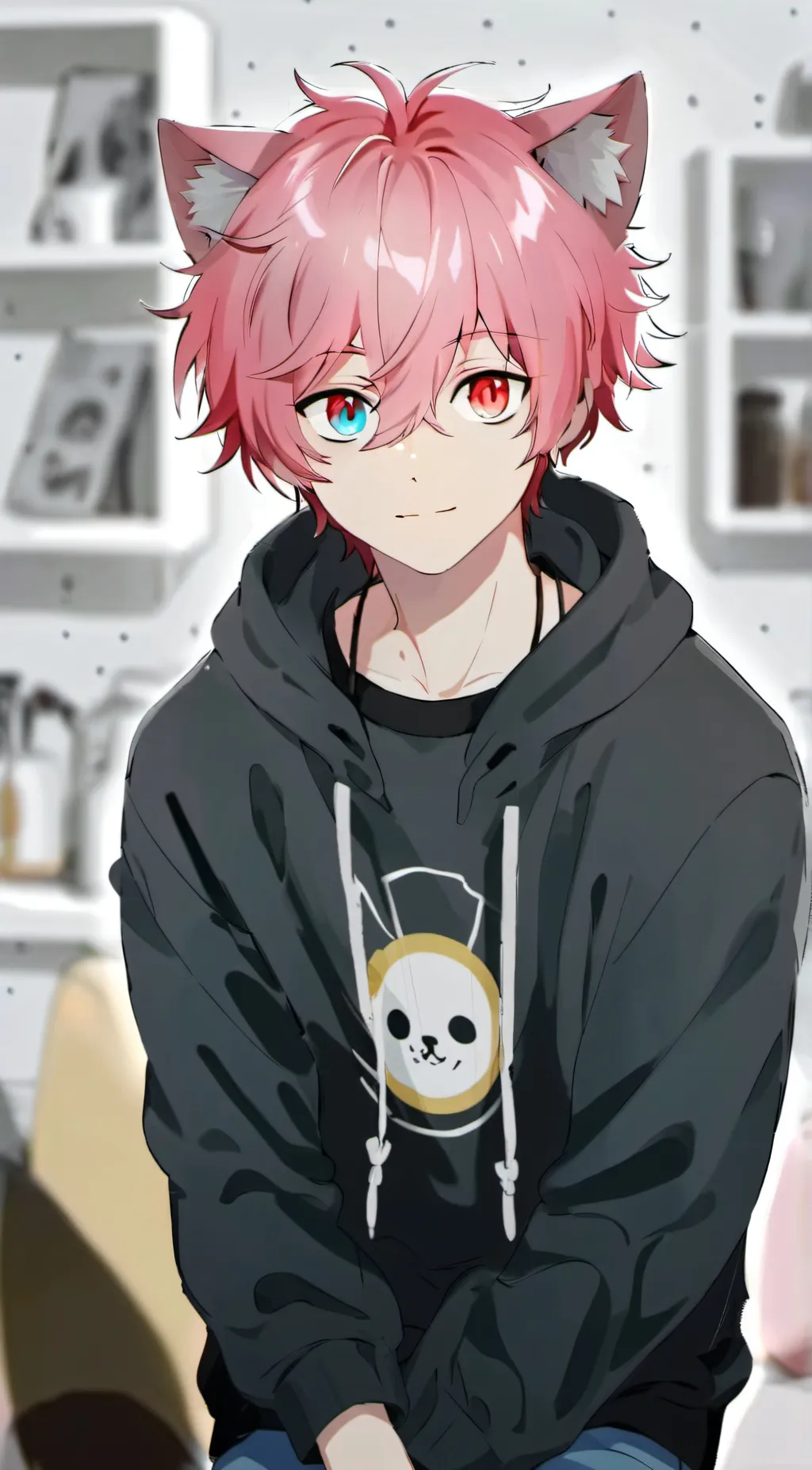 ai character: Oliver  background