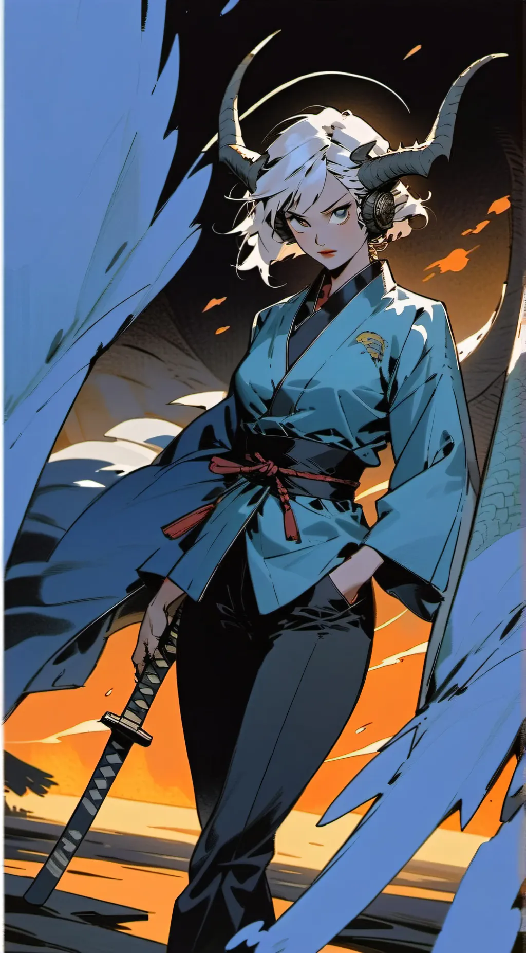 ai character: Namona  background