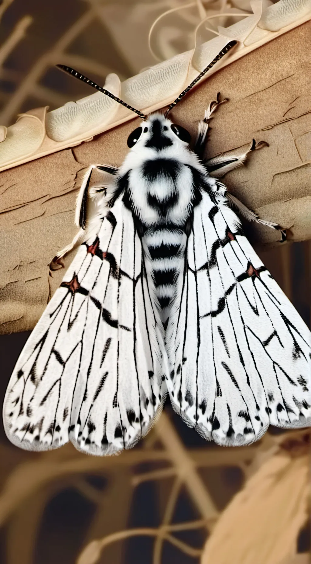 ai character: moth background