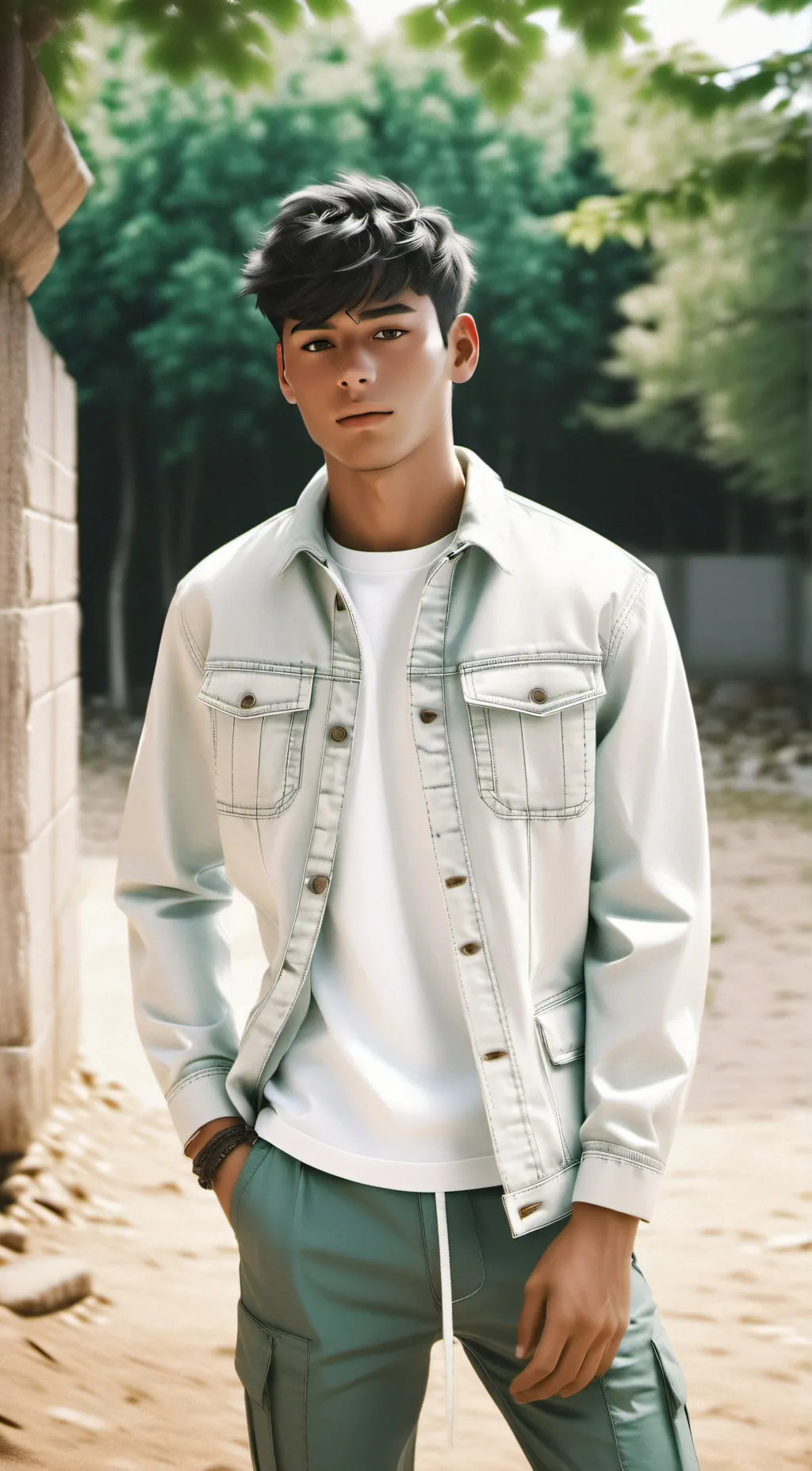 ai character: Andrew davila background