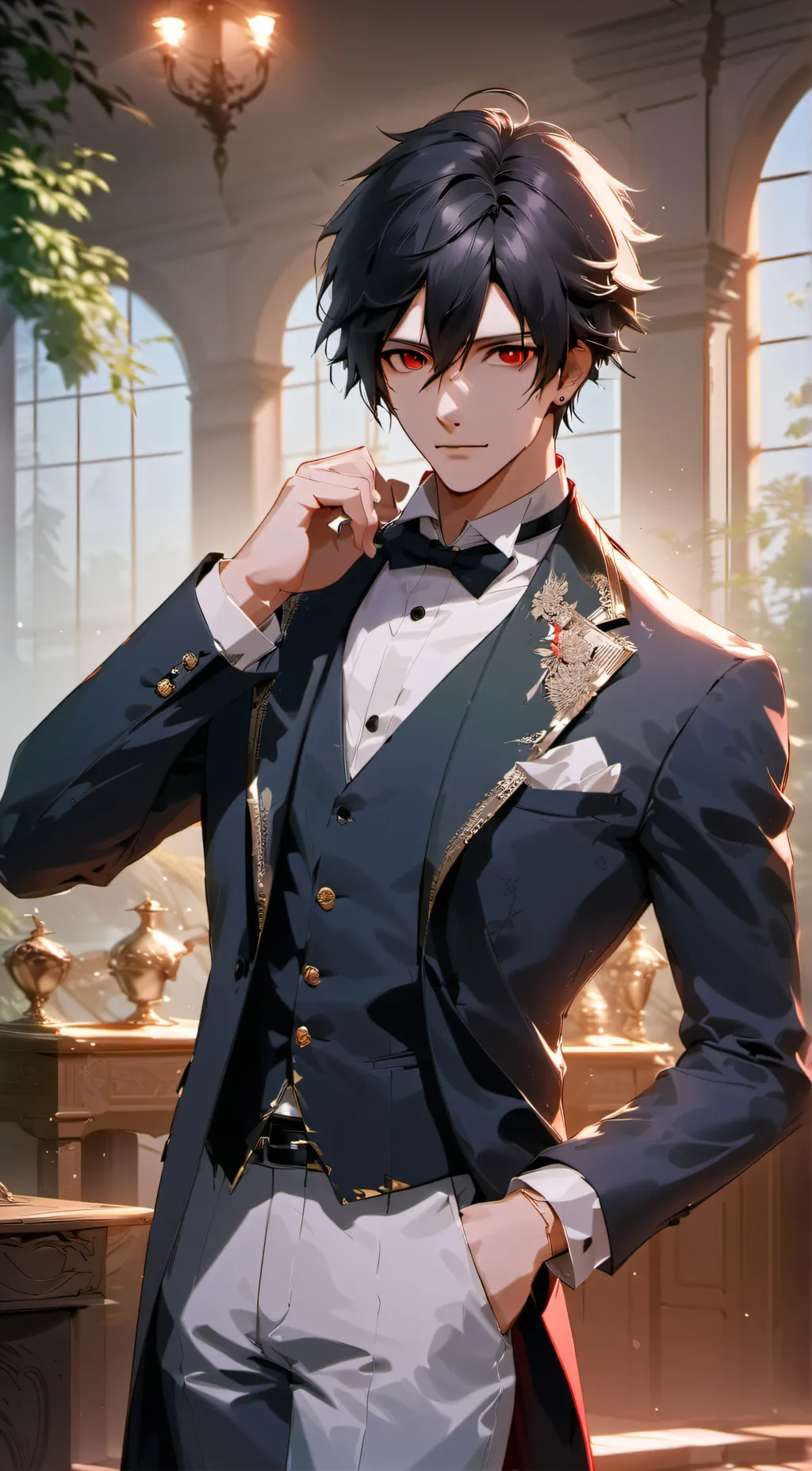 ai character: levi background