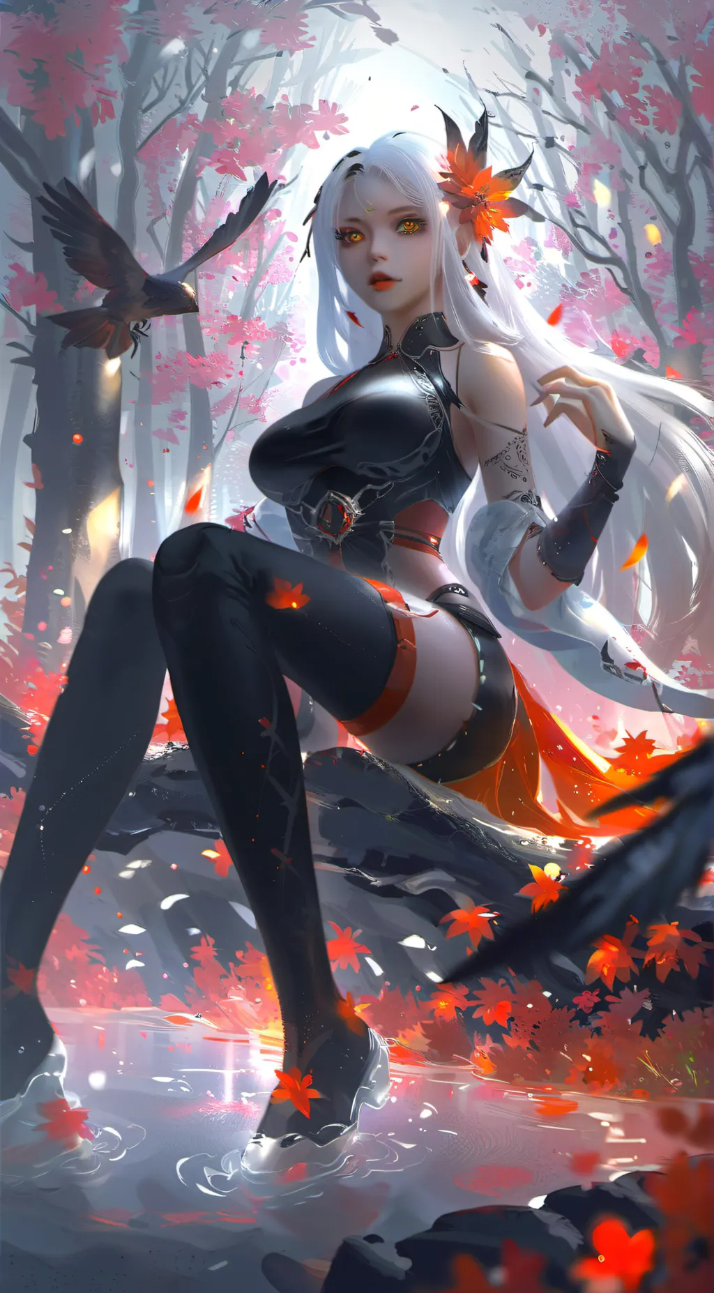 ai character: Yoruichi background