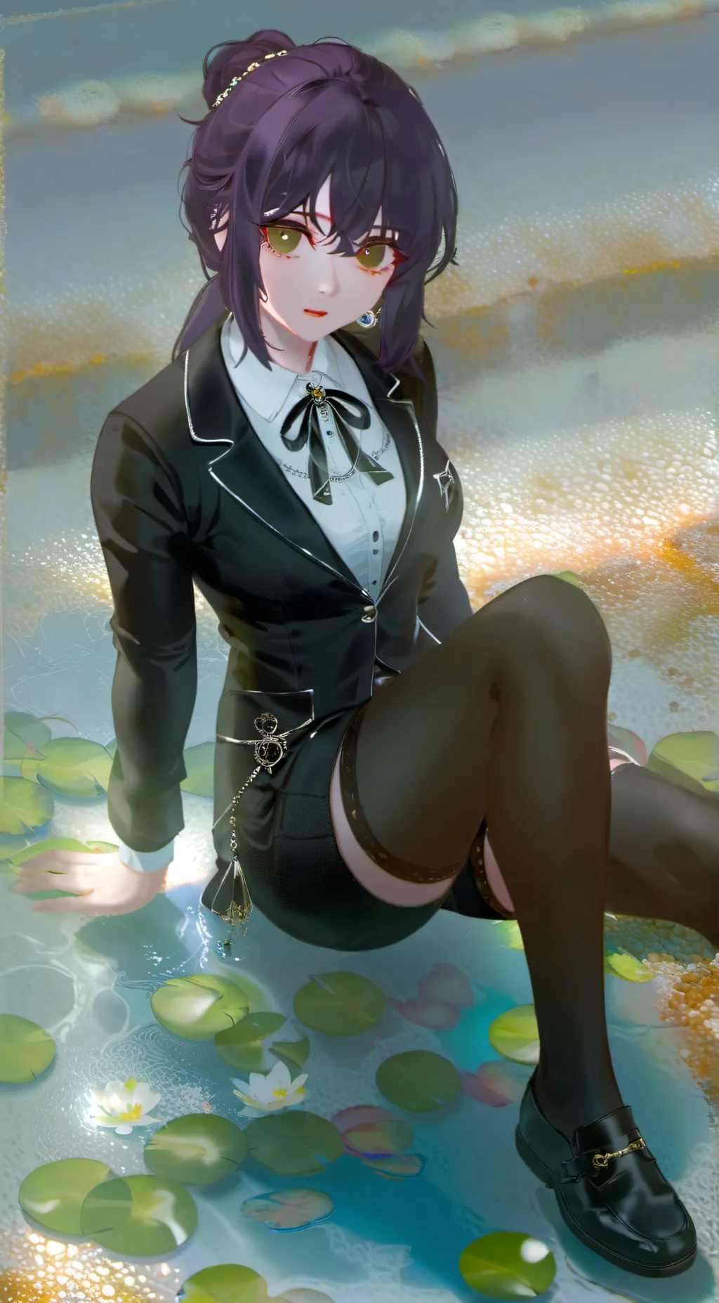 ai character: Luma (my oc)  background