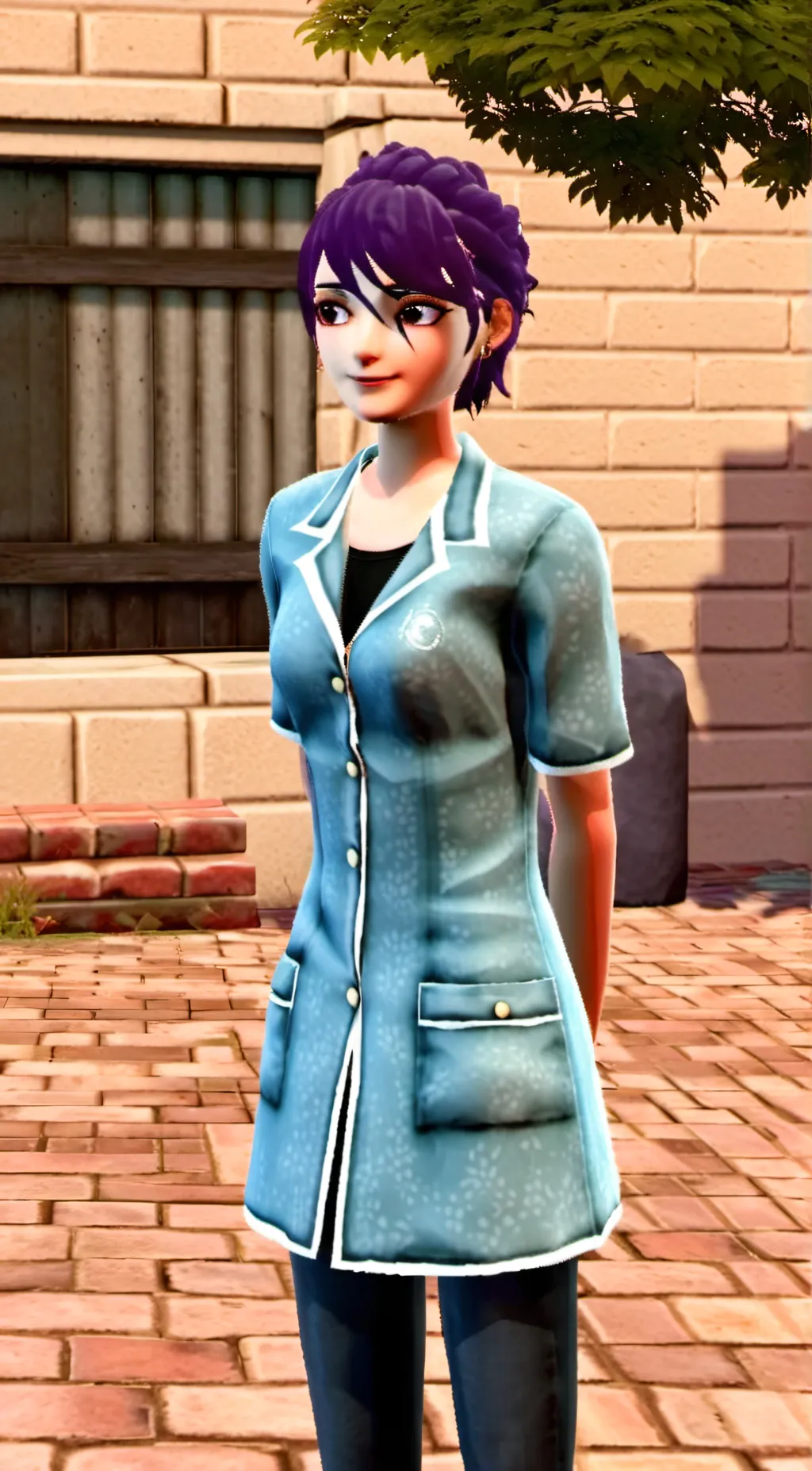 ai character: luna background