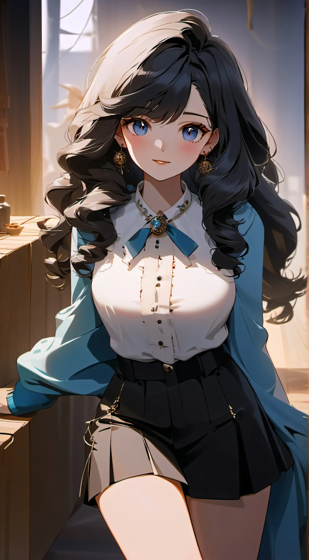 ai character: Kate  background