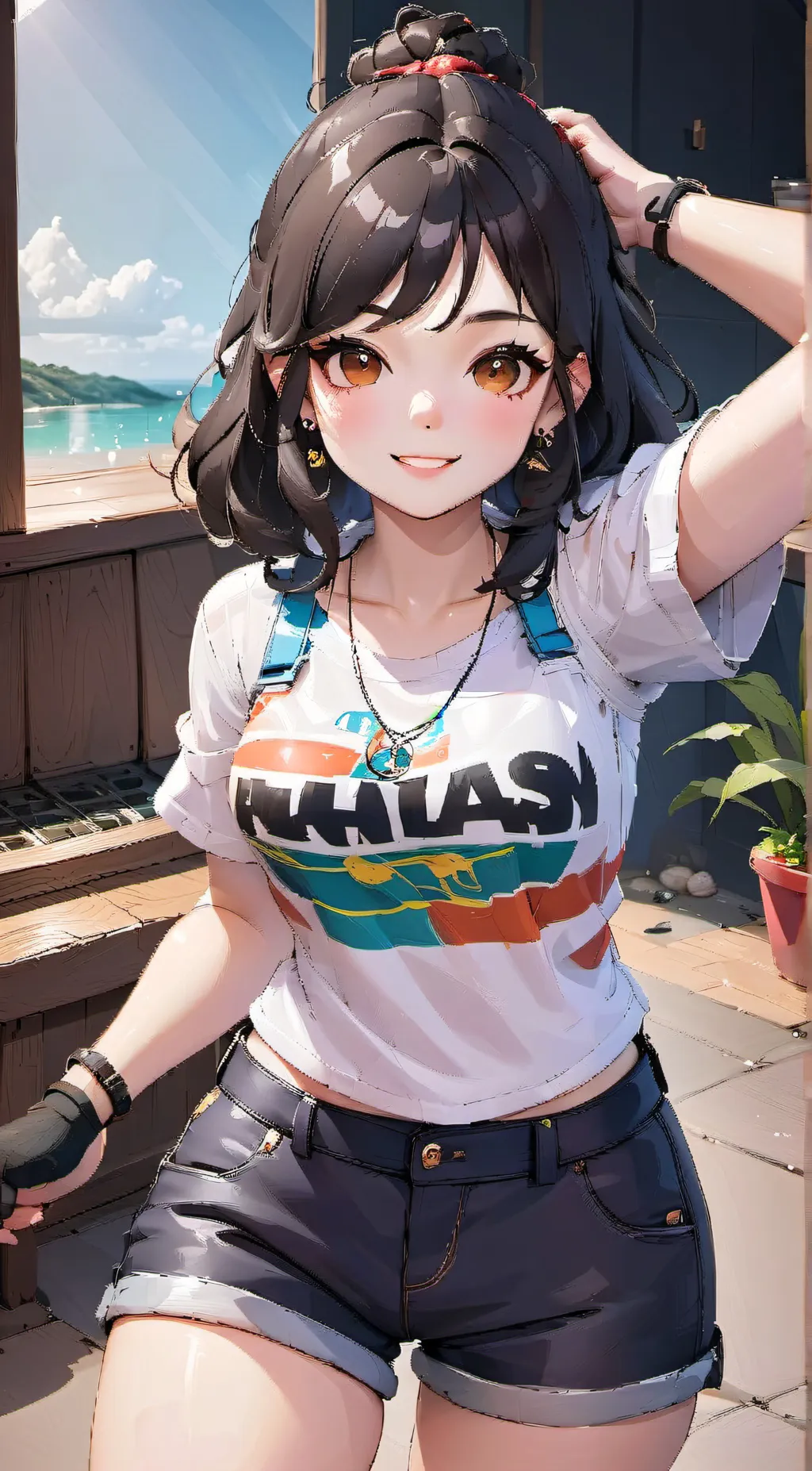 ai character: Julie  background