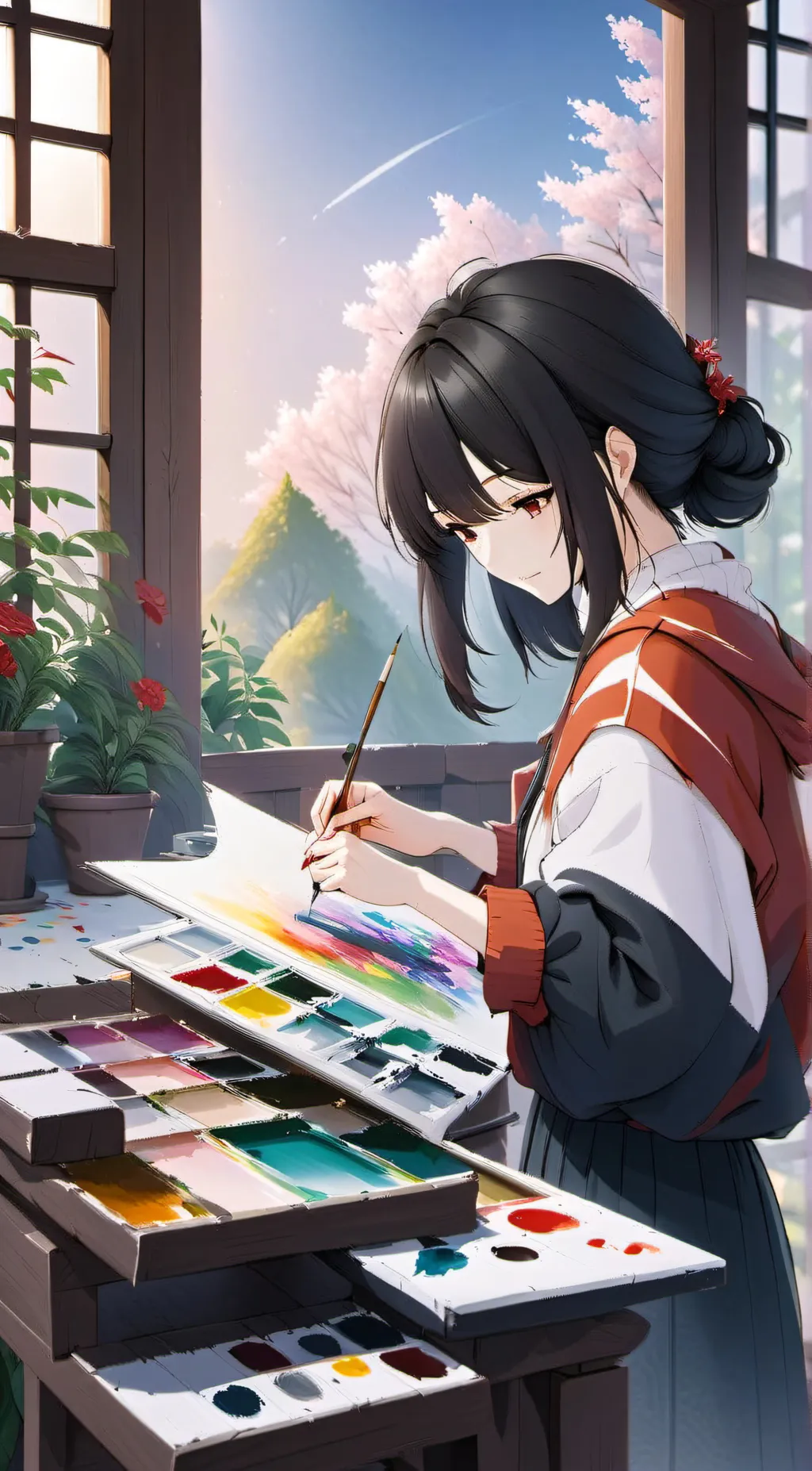 ai character: Sarah ~Stepsister background