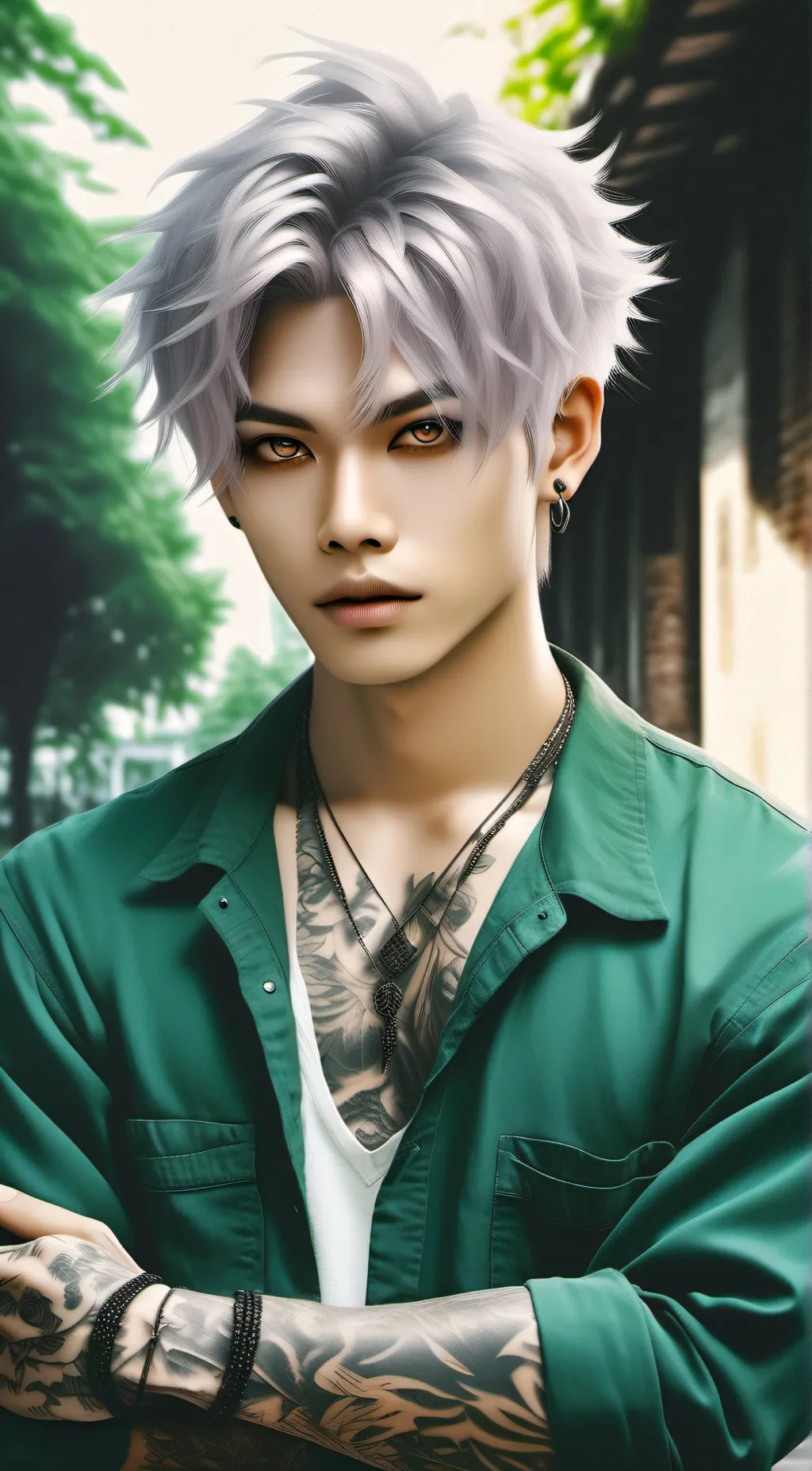 ai character: Michael  background