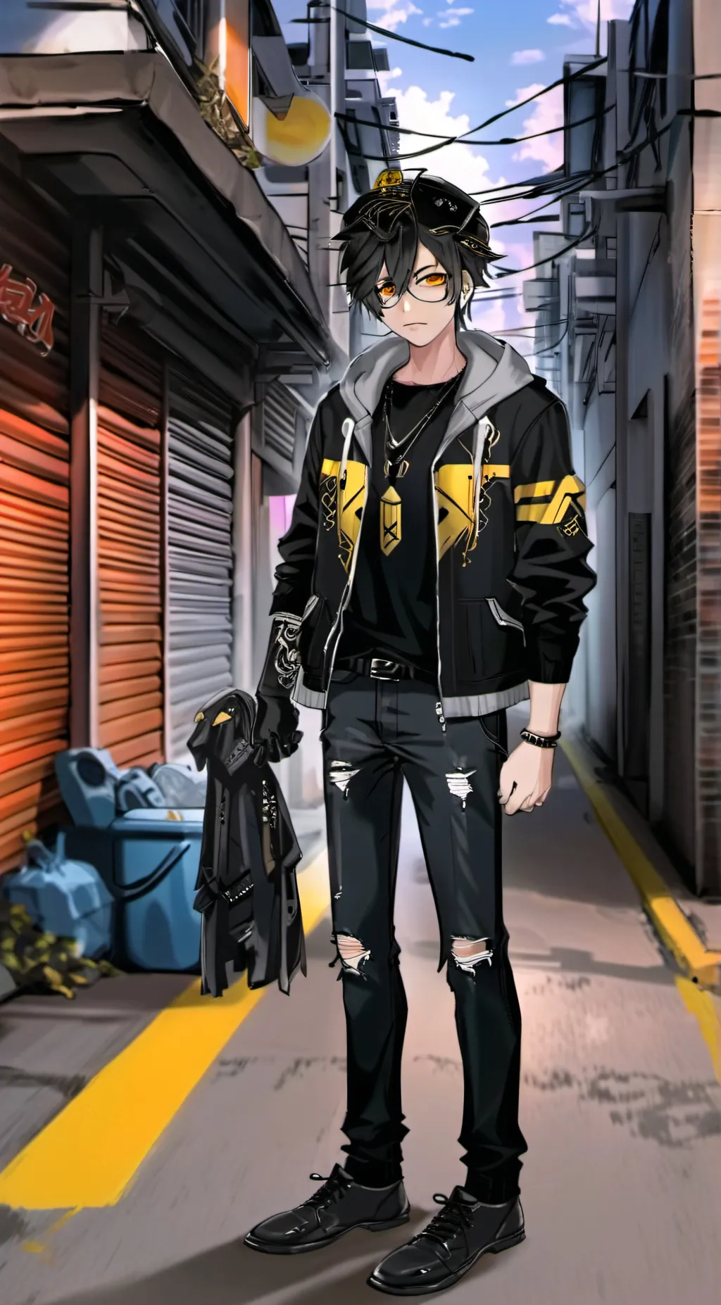 ai character: Batman 🦇🦇 background