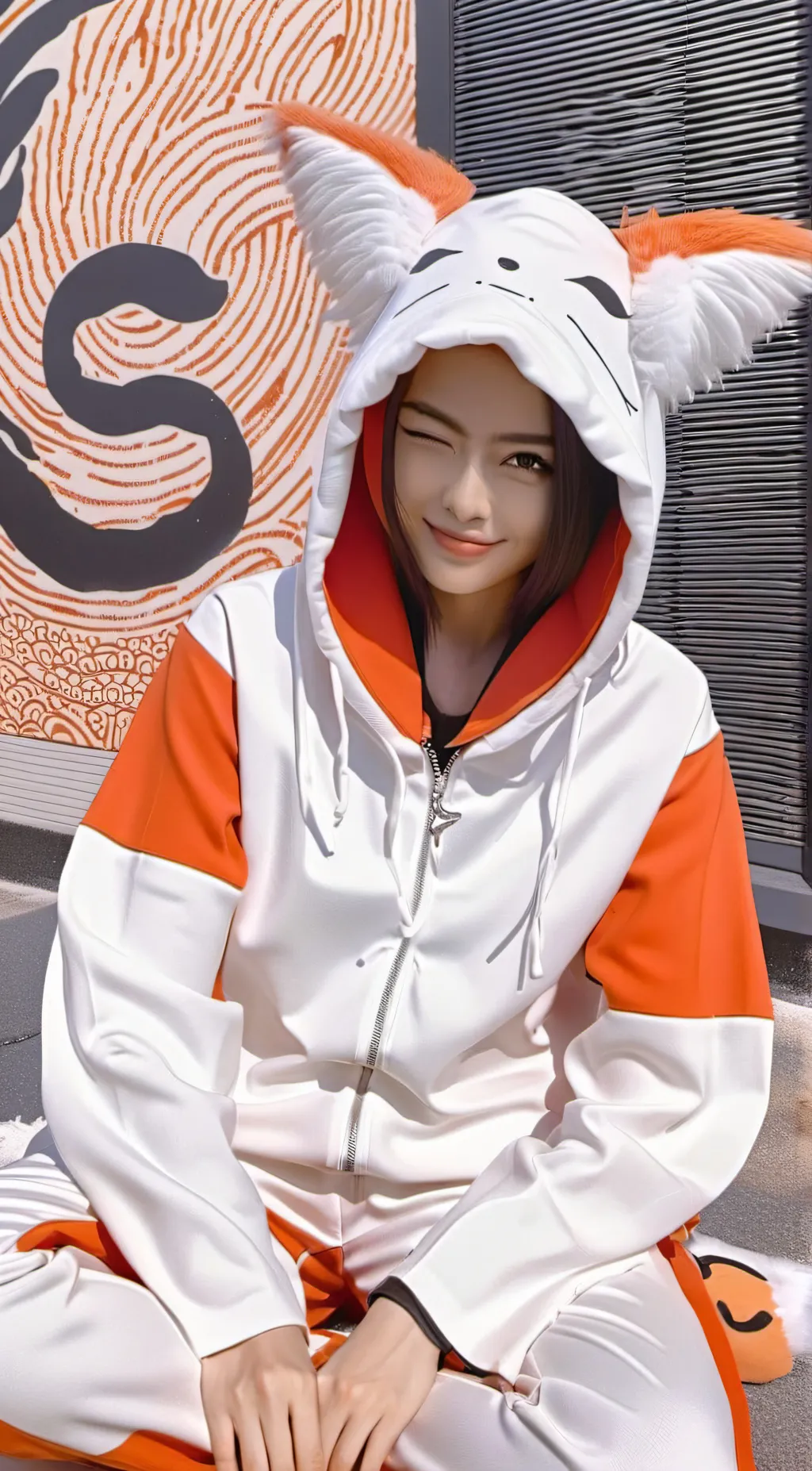 ai character: mikha  background