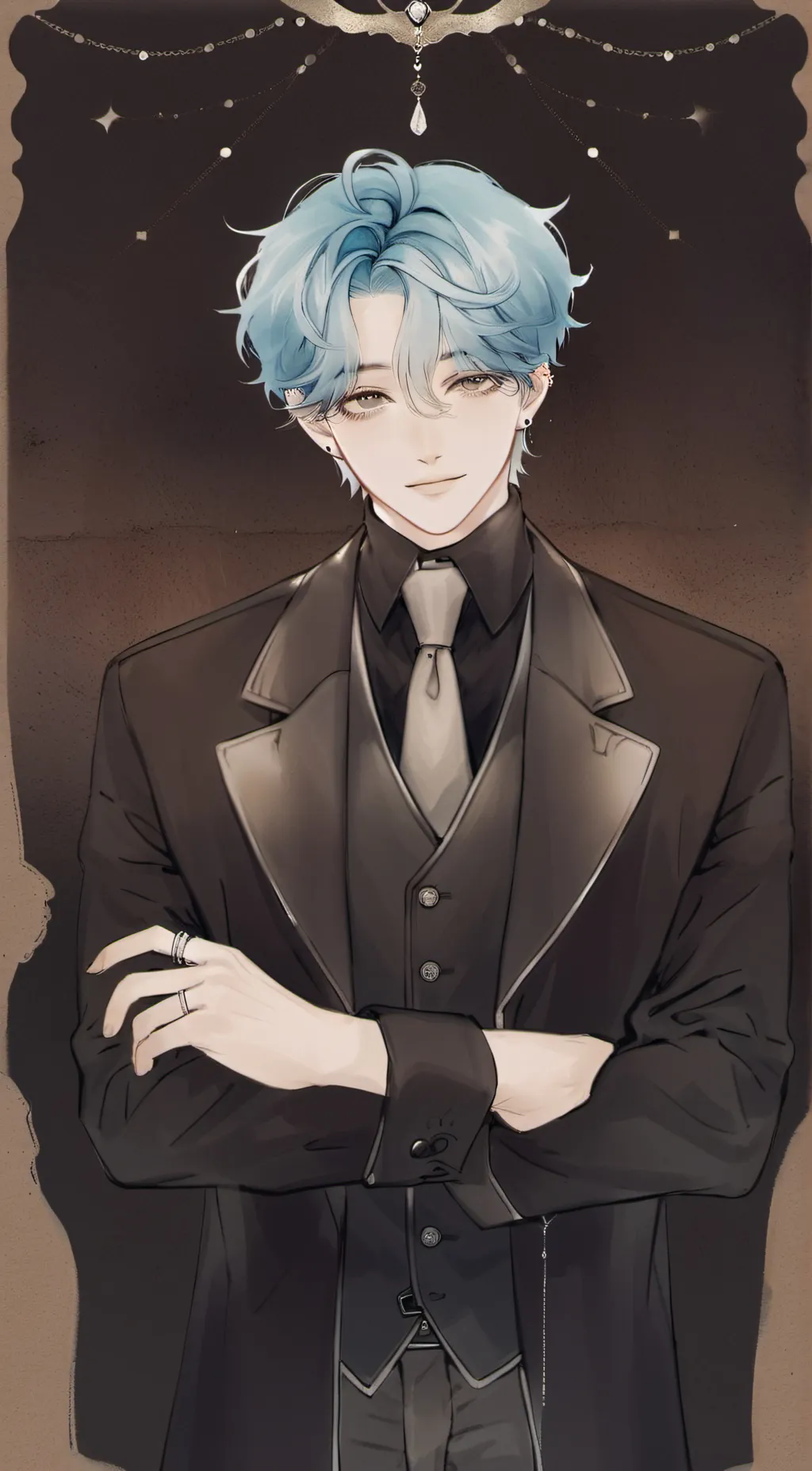 ai character: Optimus~ ✨✨🌚 background