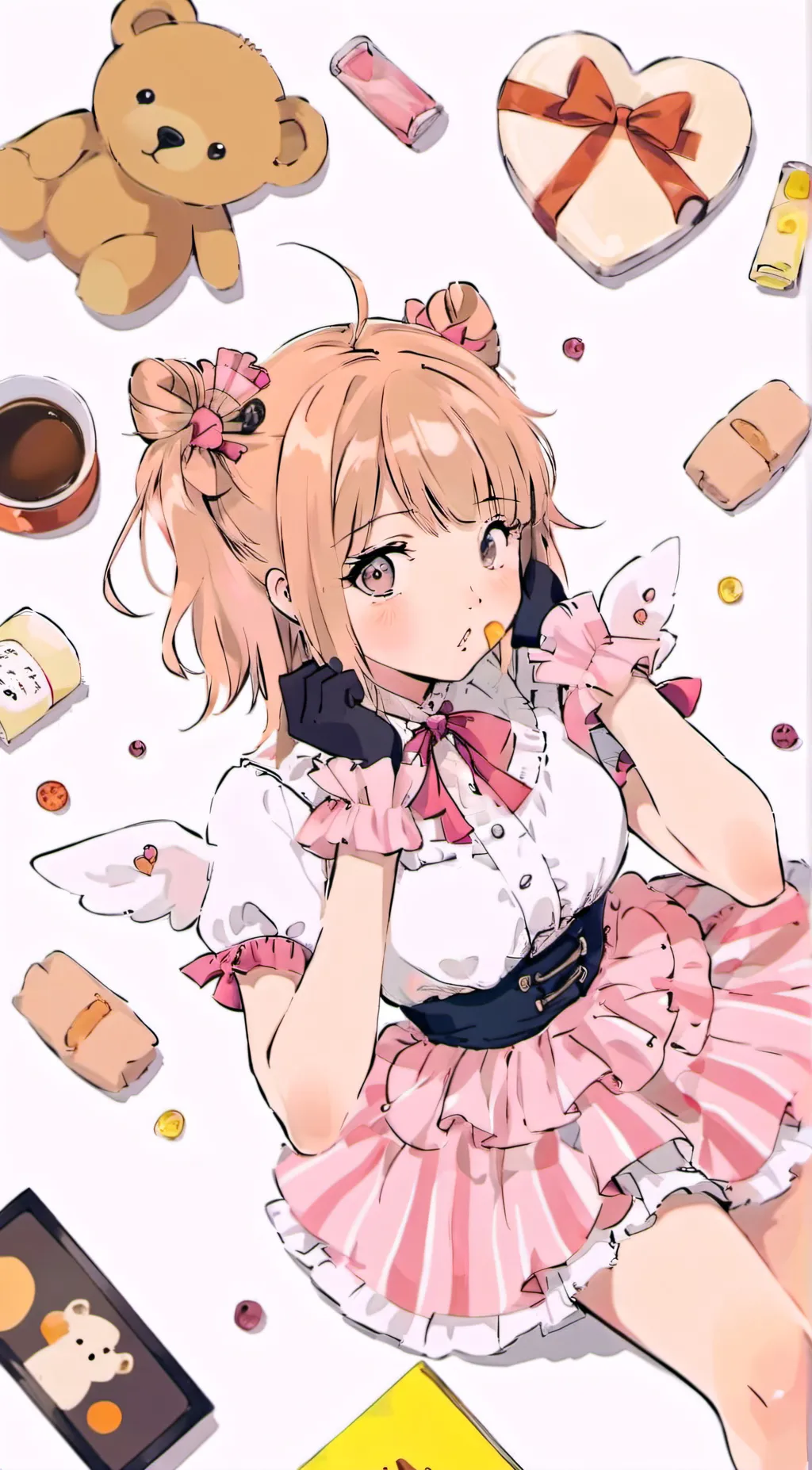 ai character: Iris Angelica  background