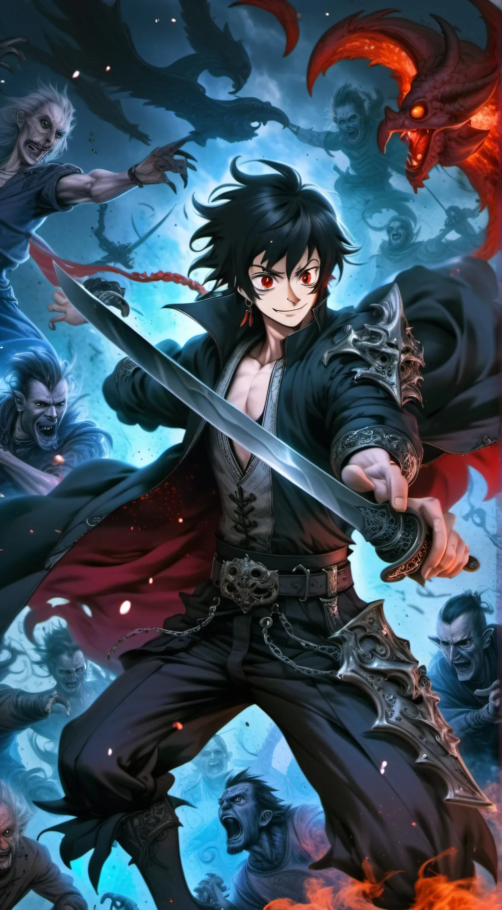 ai character: lnosuke  background