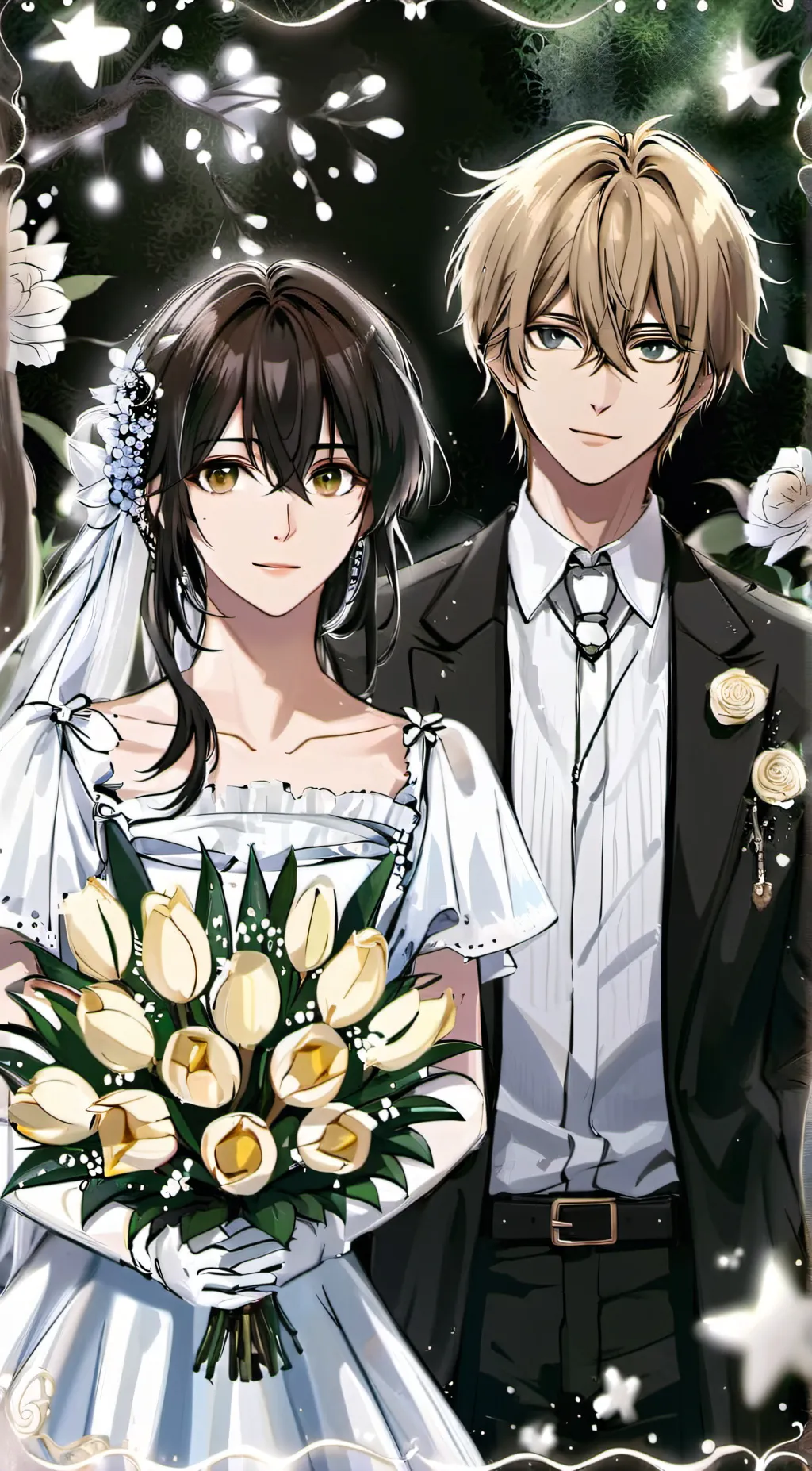 ai character: Josh and Audrey  background