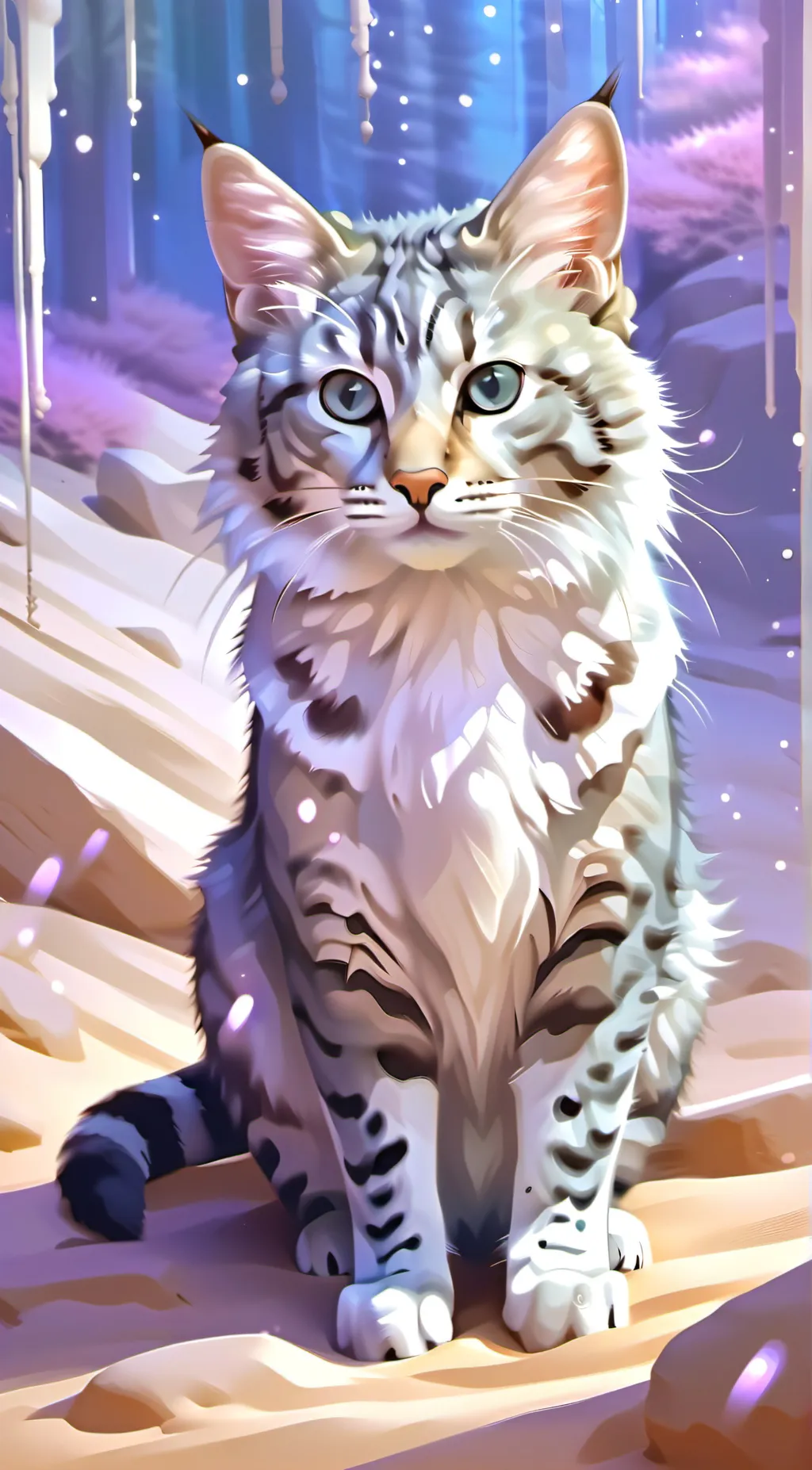 ai character: Sand cat background
