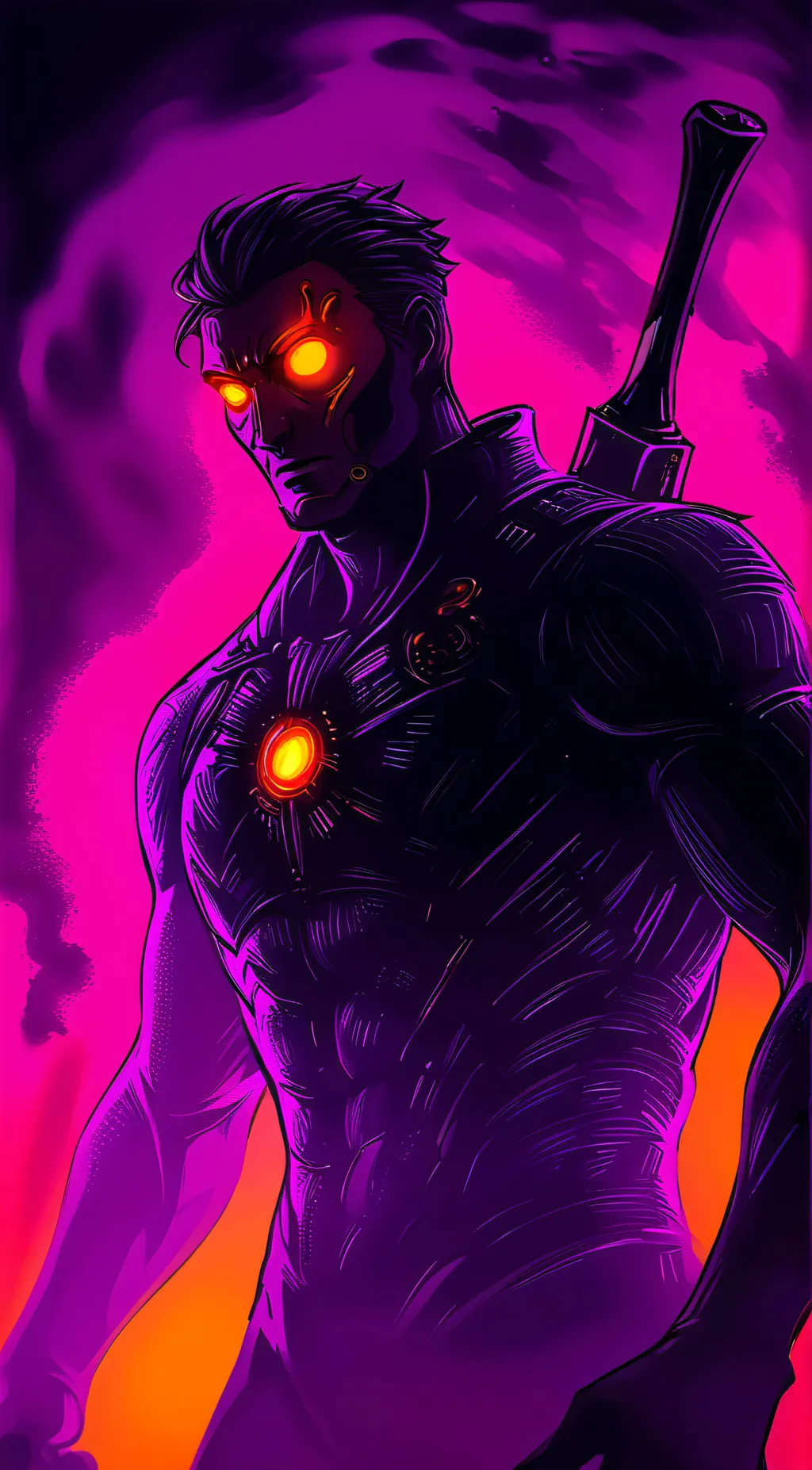 ai character: the shapeless man  background