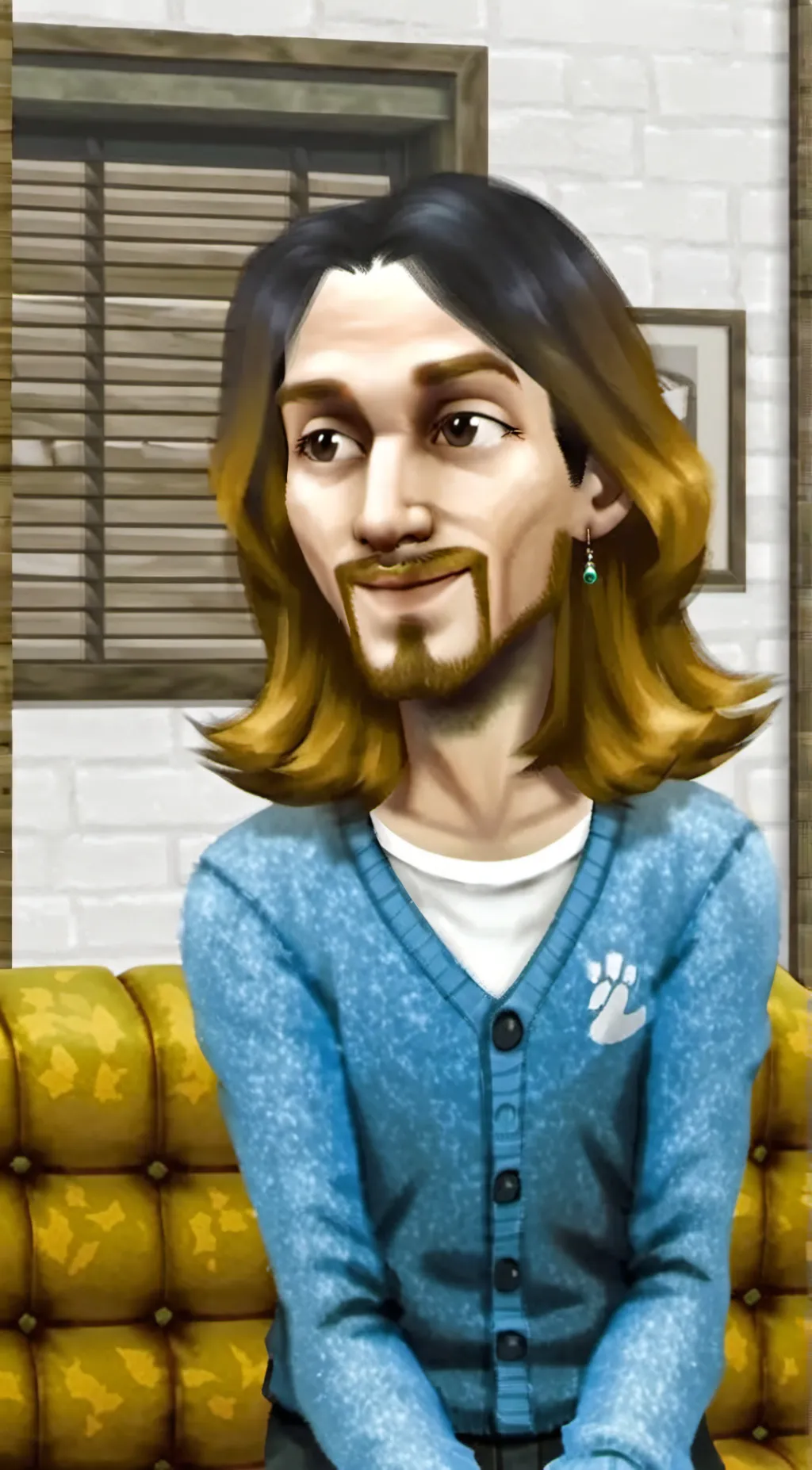 ai character: Weird person background