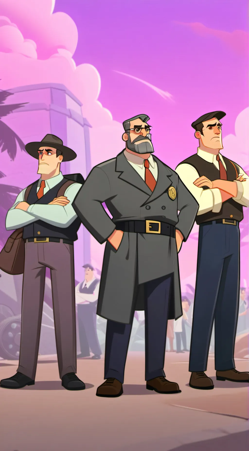 ai character: Heavy is Dead background