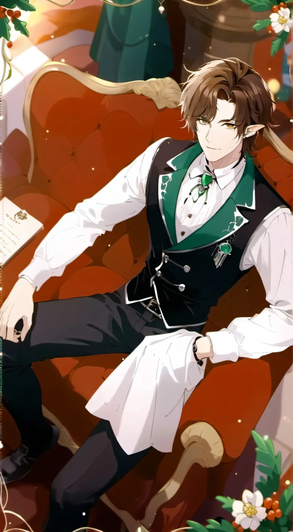 ai character: Evan Frost background