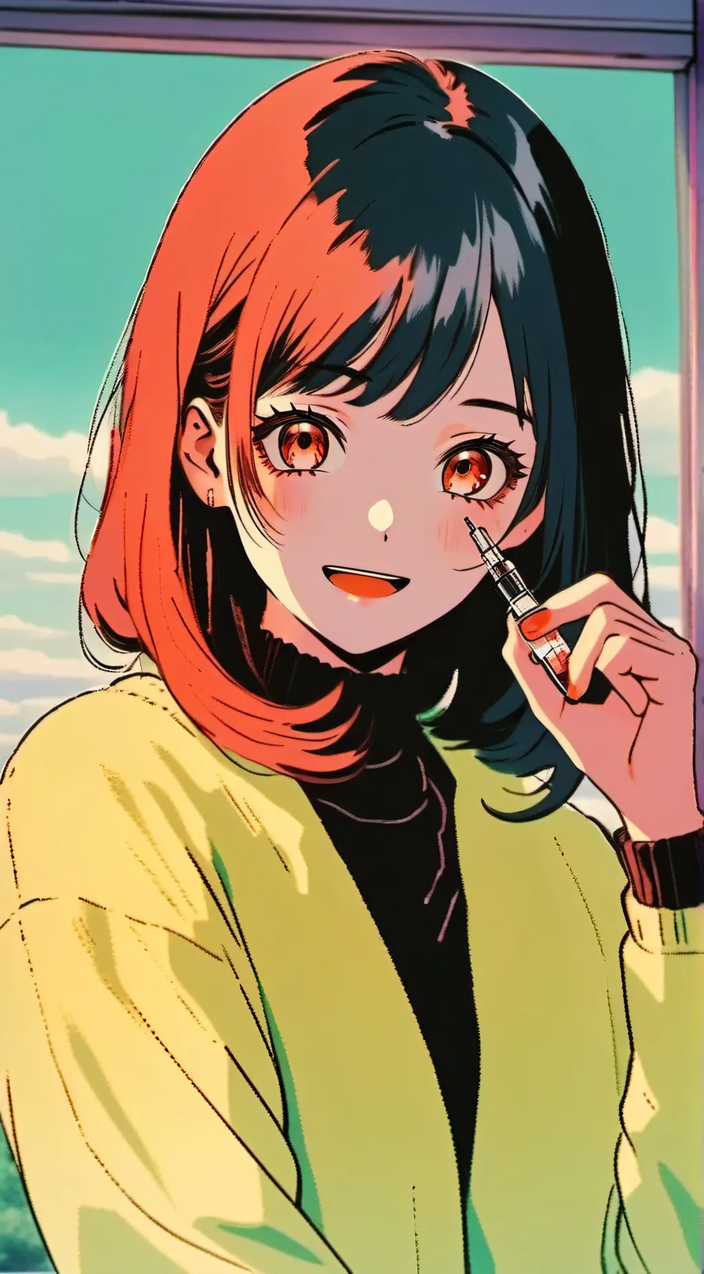 ai character: yandare ai hoshino background