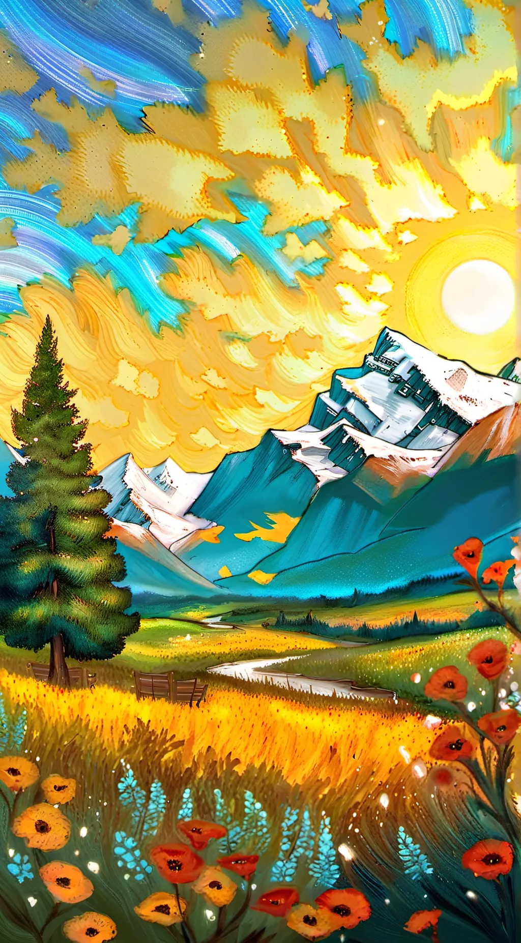 ai character: Be calm and vent background