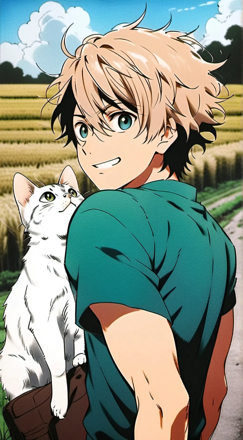 ai character: Hanakawa Kaoru background