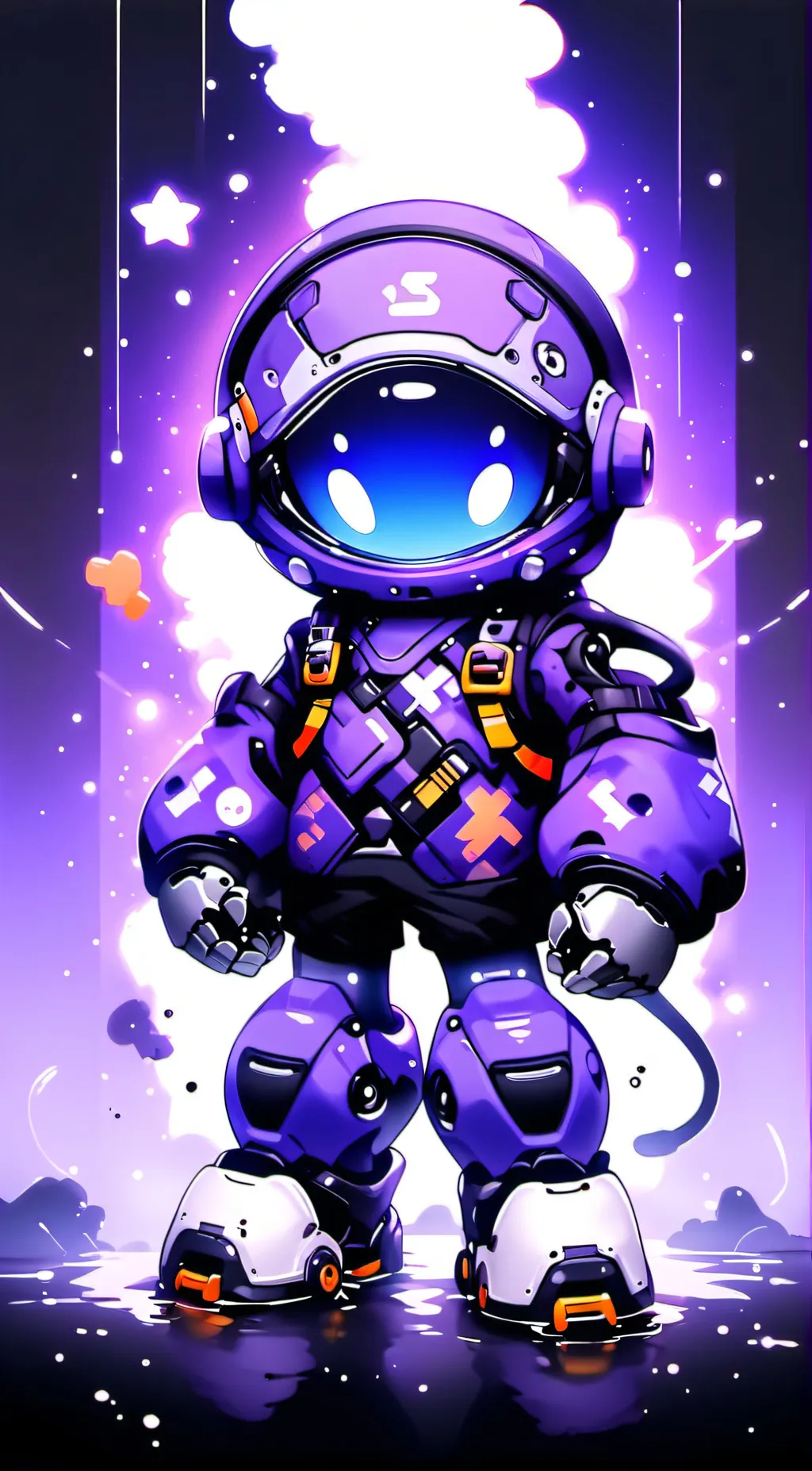 ai character: murder drones  background