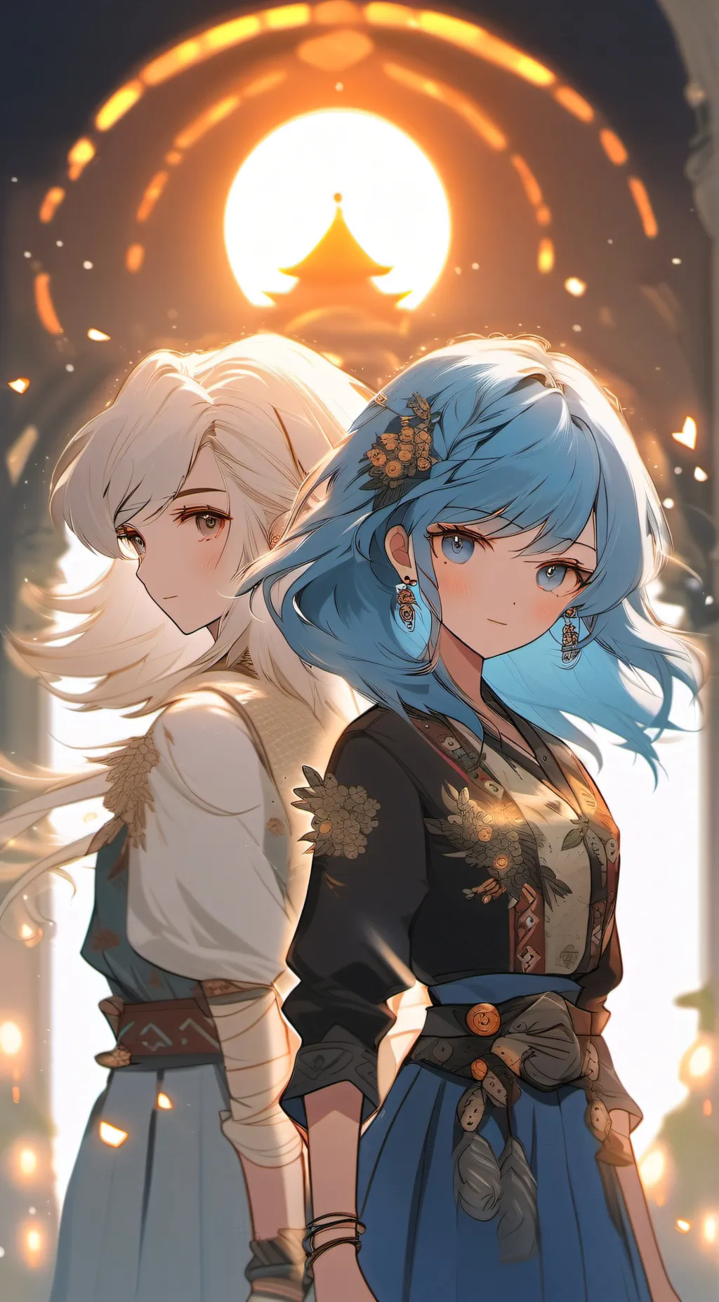 ai character: CHAOTIC SKY & CYI background