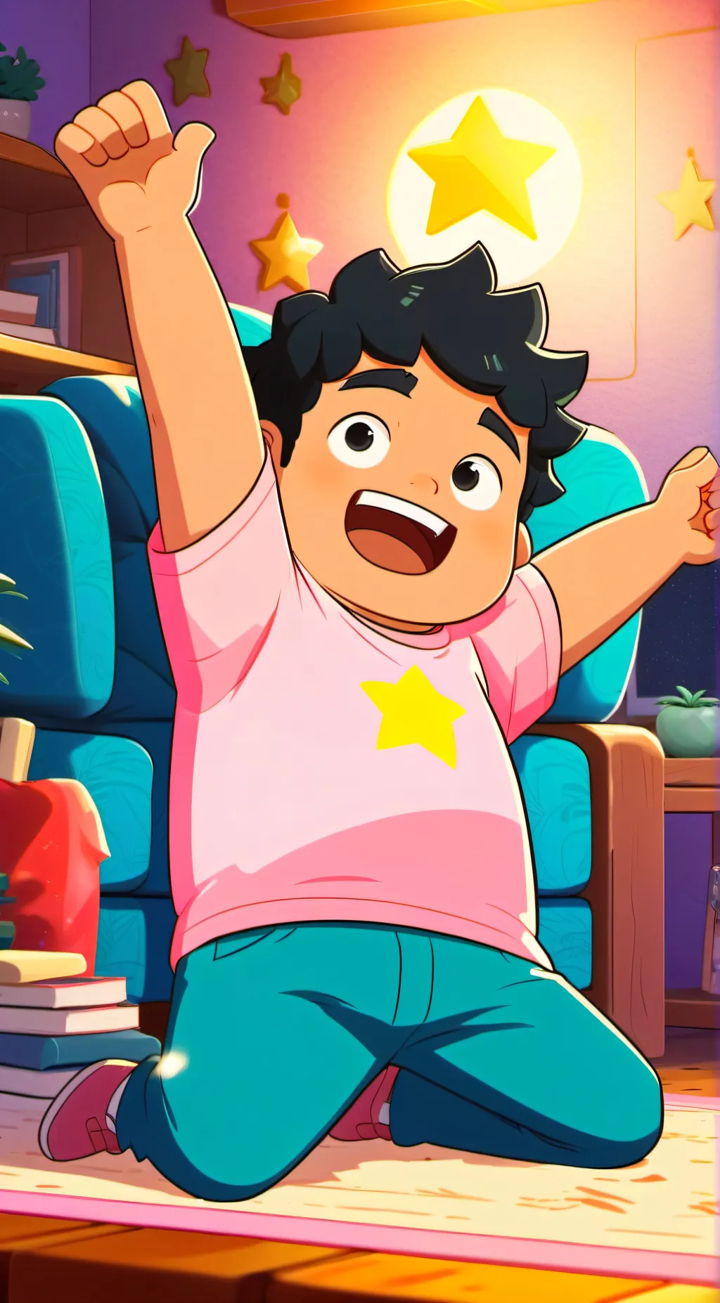 ai character: Steven Universe FT background