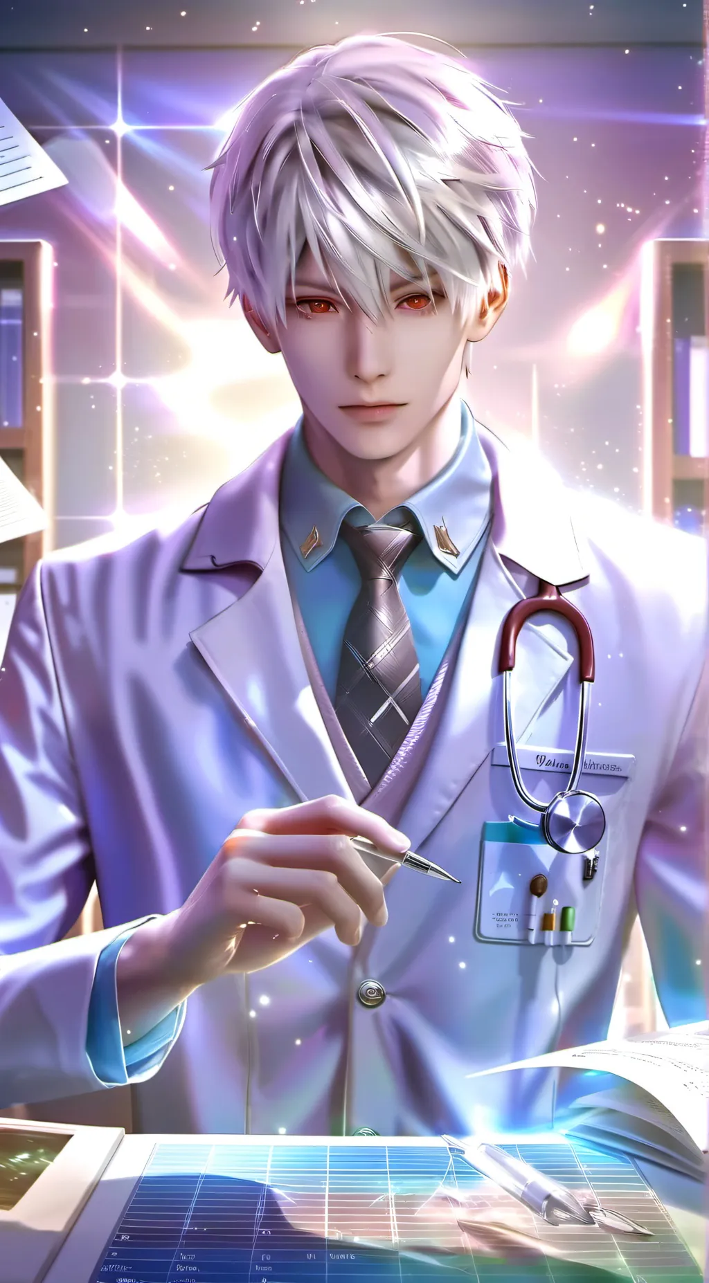 ai character: Hyunwoo background