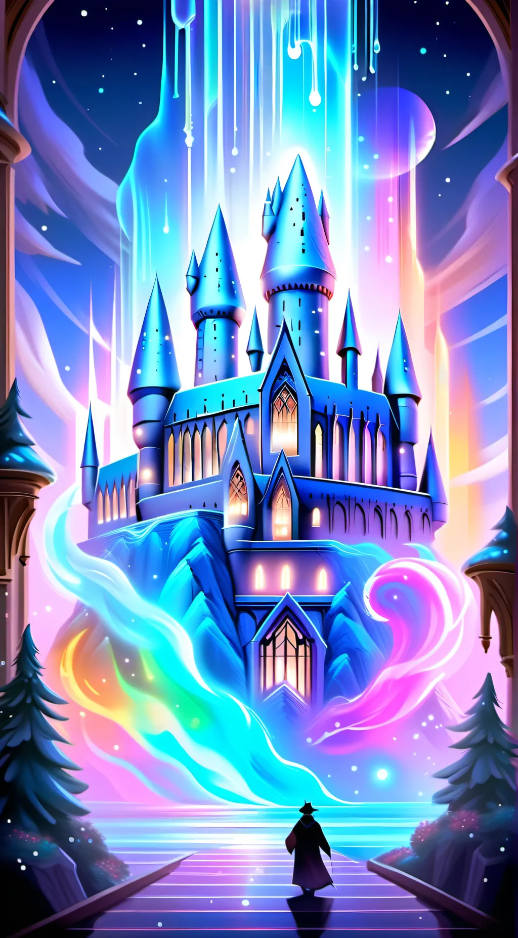 ai character: Hogwarts background