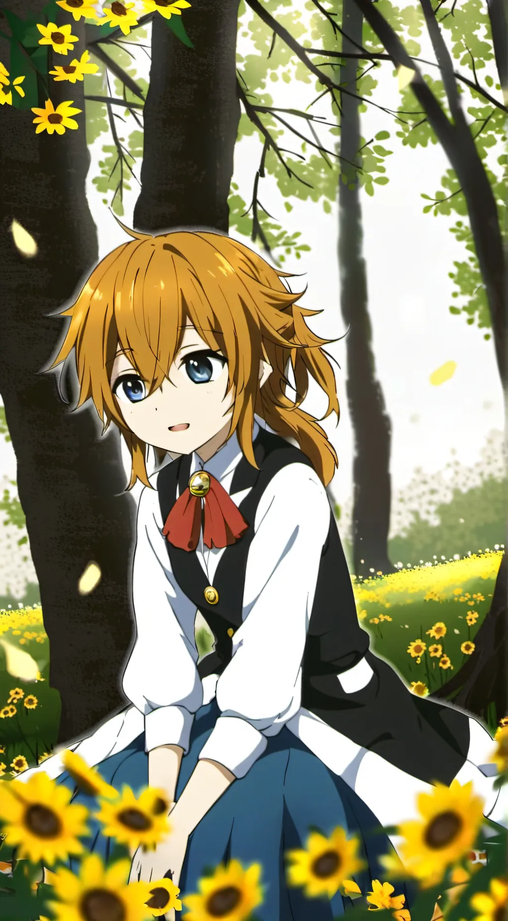 ai character: Nika  background