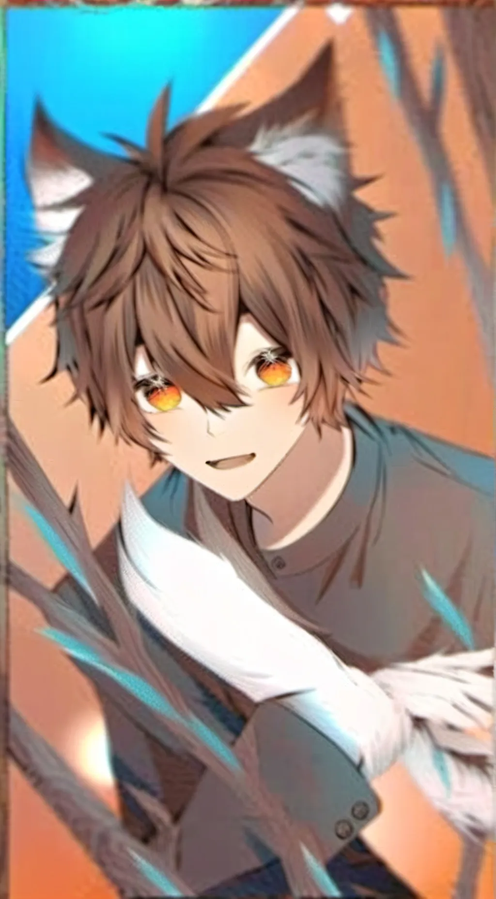 ai character: leo background