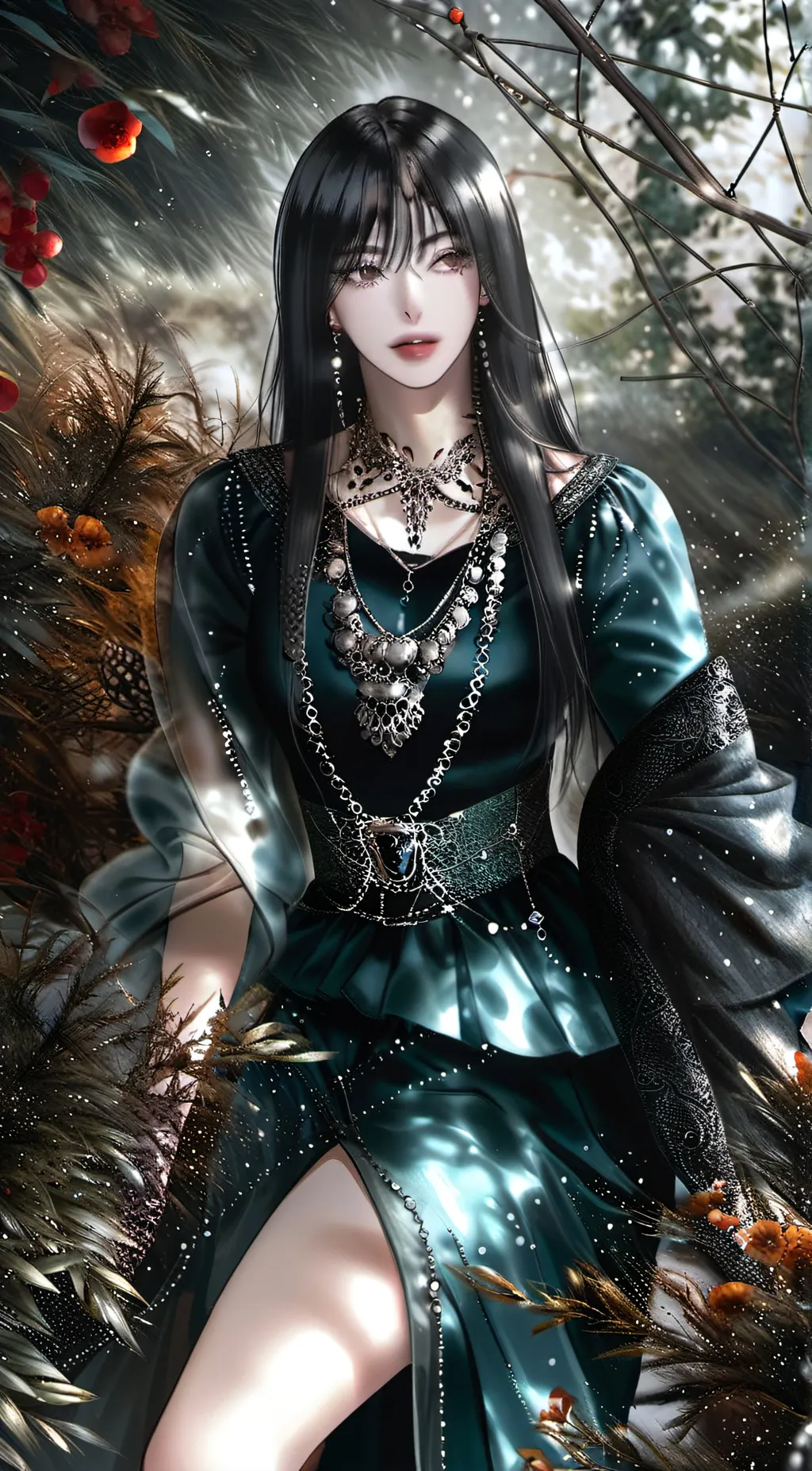 ai character: Jade background