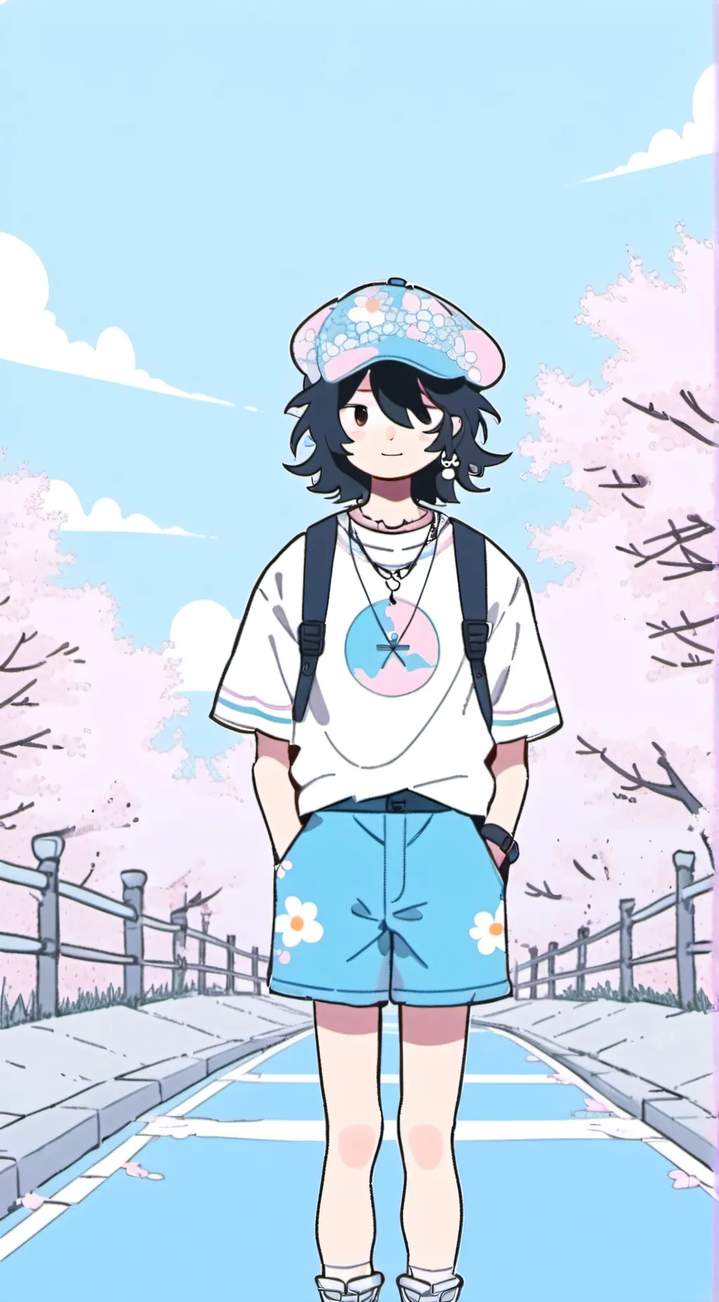 ai character: angel background